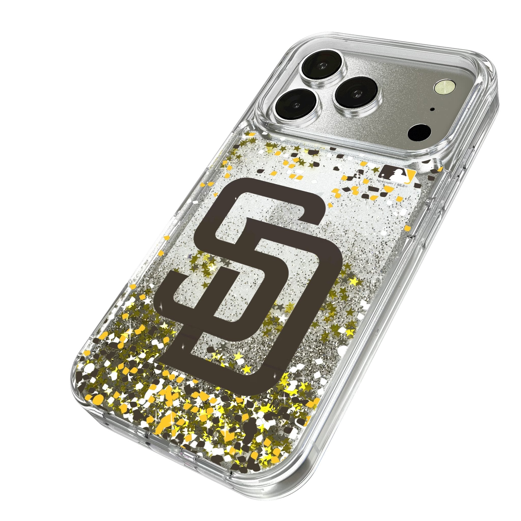 San Diego Padres Confetti Glitter Phone Case for Apple iPhone 17 Series