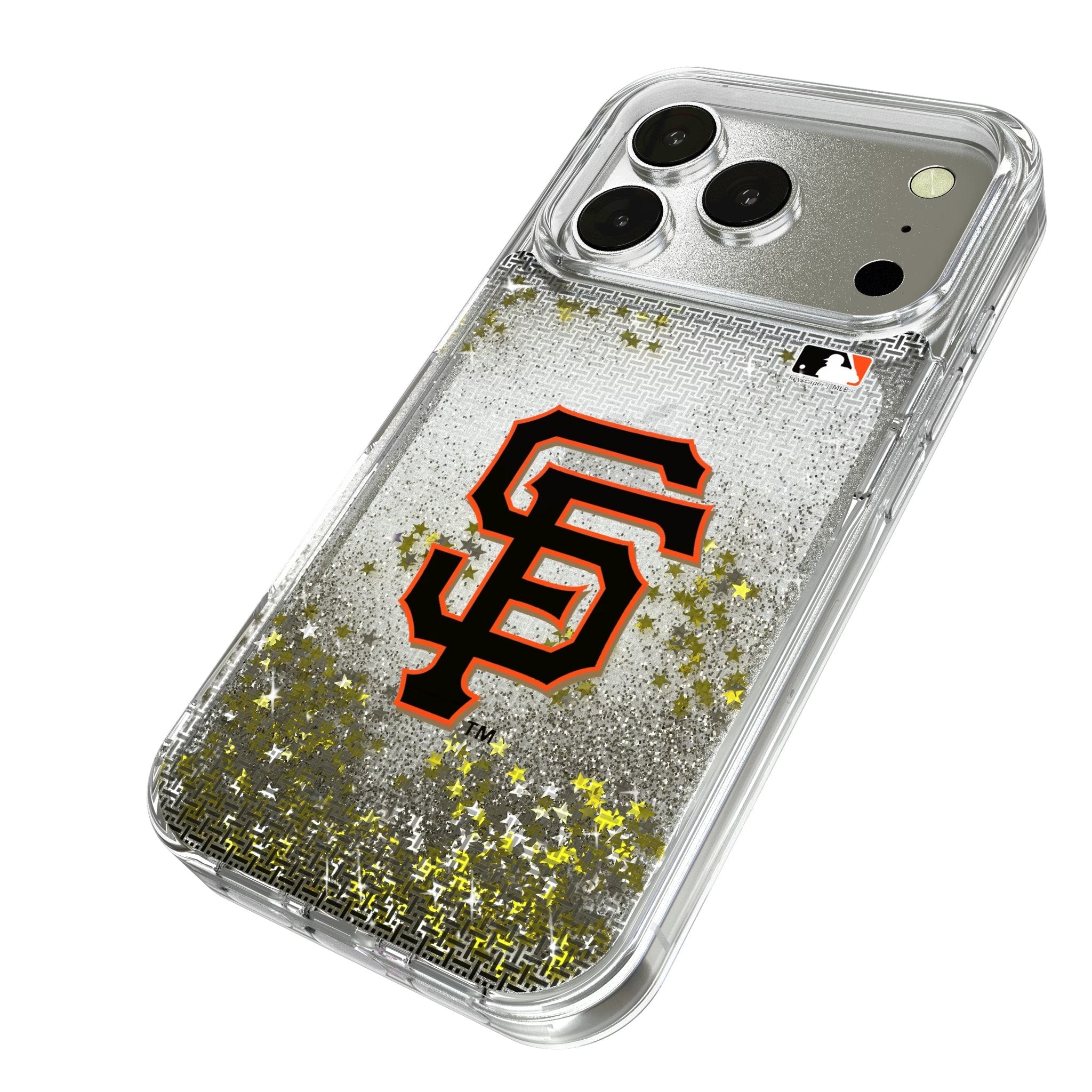 San Francisco Giants Linen Glitter Phone Case for Apple iPhone 17 Series