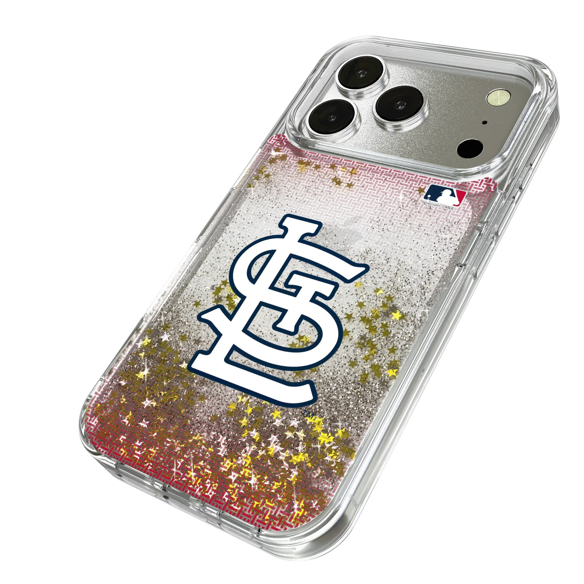 St Louis Cardinals Linen Glitter Phone Case for Apple iPhone 17 Series