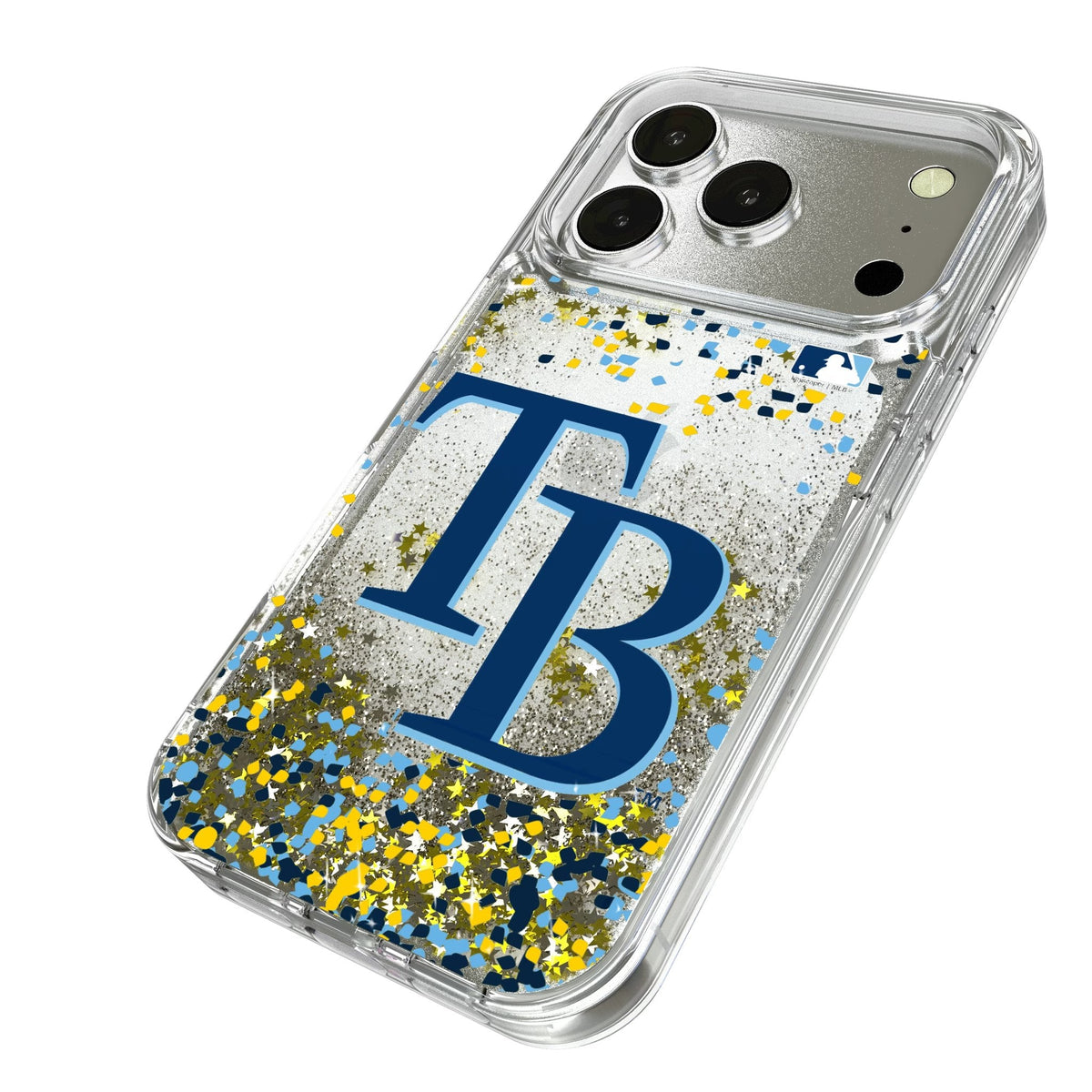 Tampa Bay Rays Confetti Glitter Phone Case for Apple iPhone 17 Series
