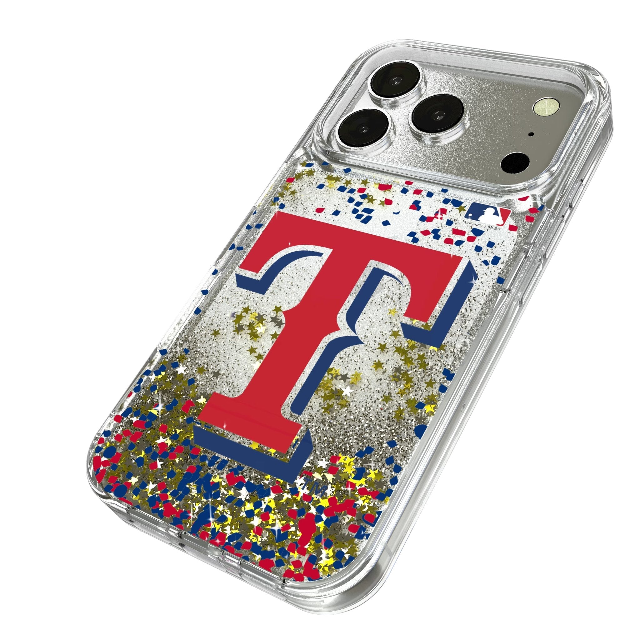 Texas Rangers Confetti Glitter Phone Case for Apple iPhone 17 Series