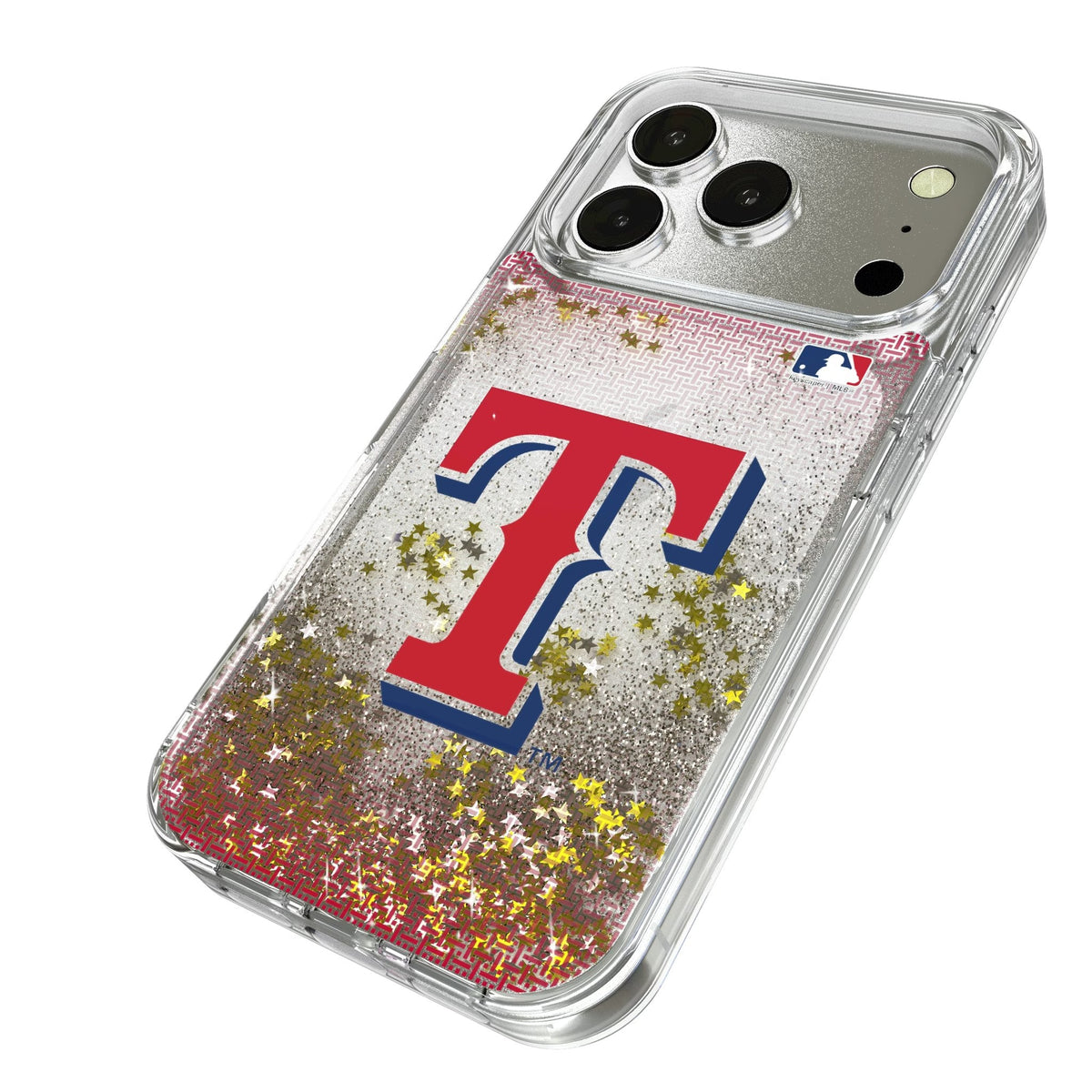 Texas Rangers Linen Glitter Phone Case for Apple iPhone 17 Series