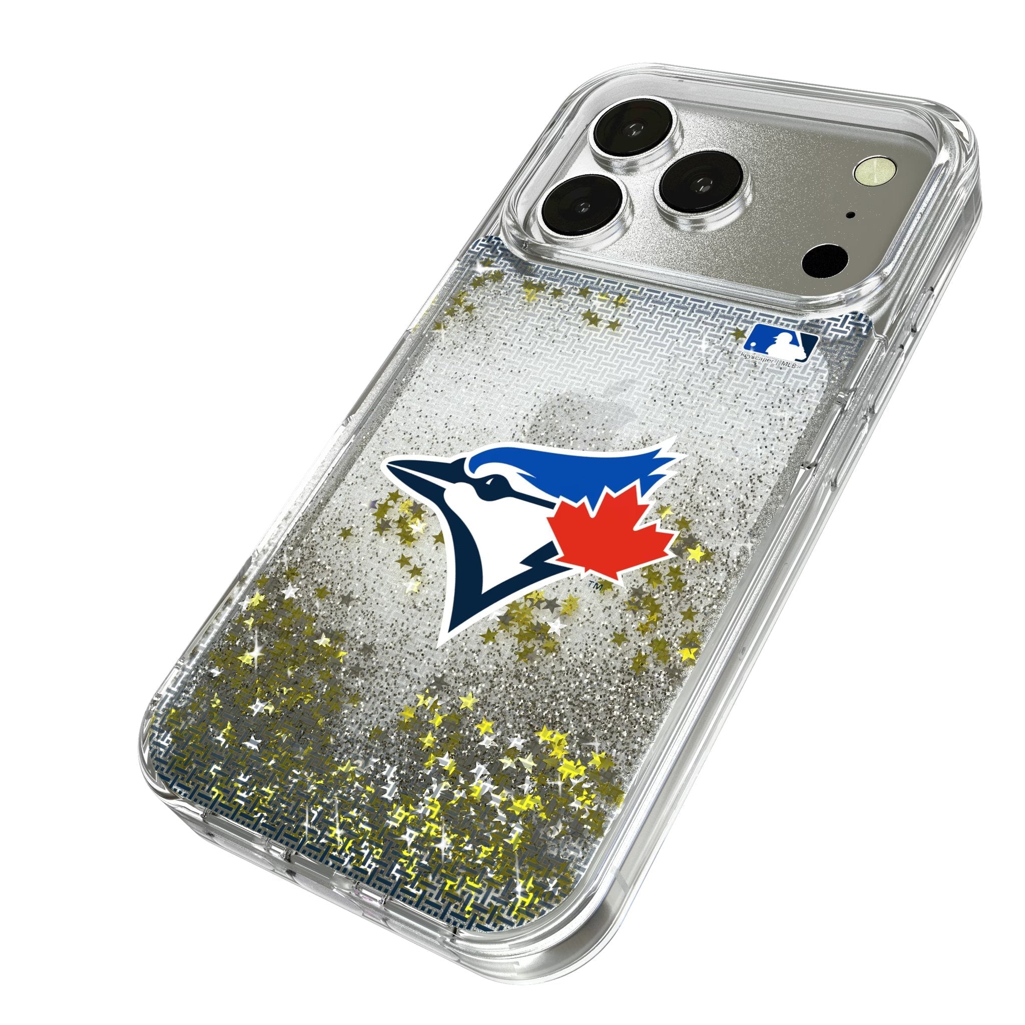 Toronto Blue Jays Linen Glitter Phone Case for Apple iPhone 17 Series
