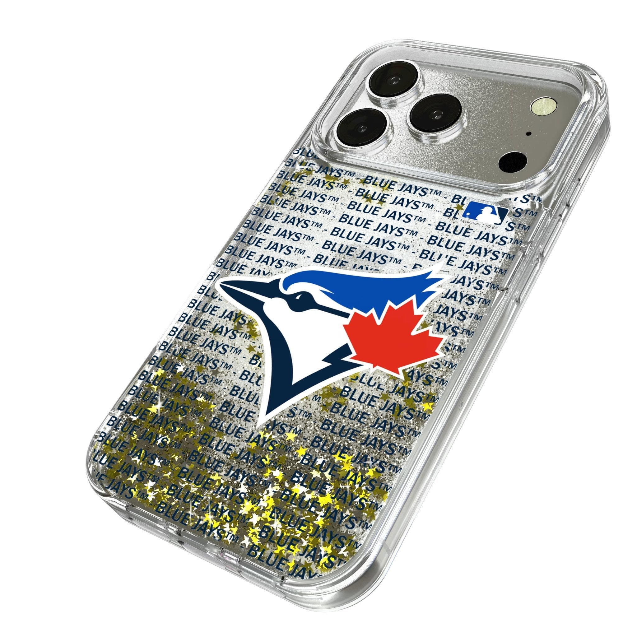 Toronto Blue Jays Text Backdrop Glitter Phone Case for Apple iPhone 17 Series 2