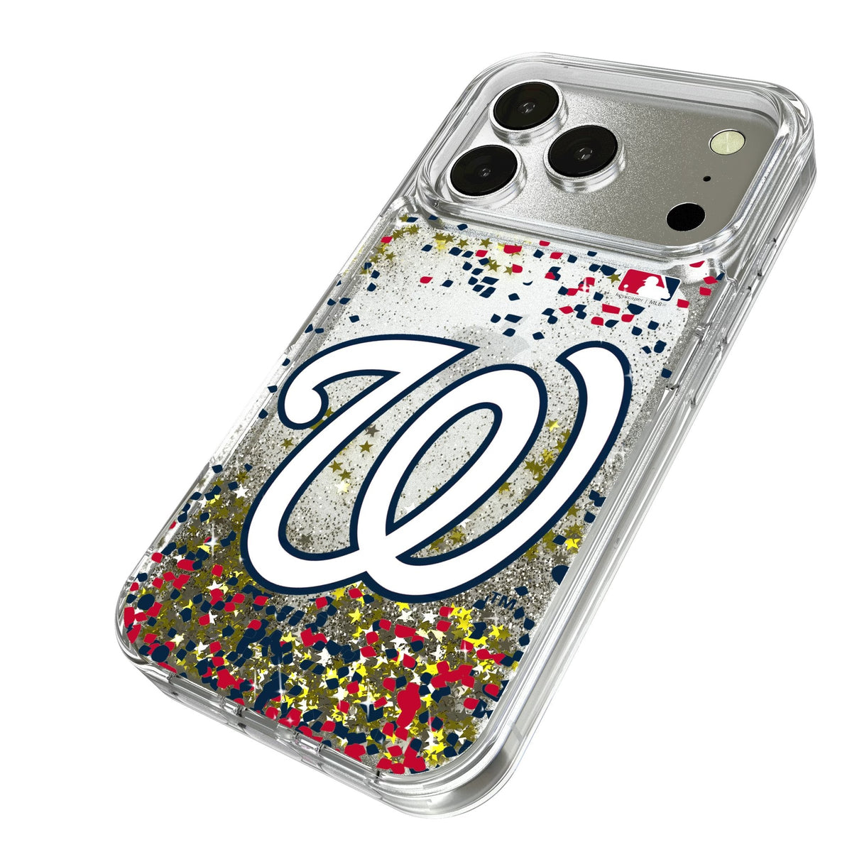Washington Nationals Confetti Glitter Phone Case for Apple iPhone 17 Series