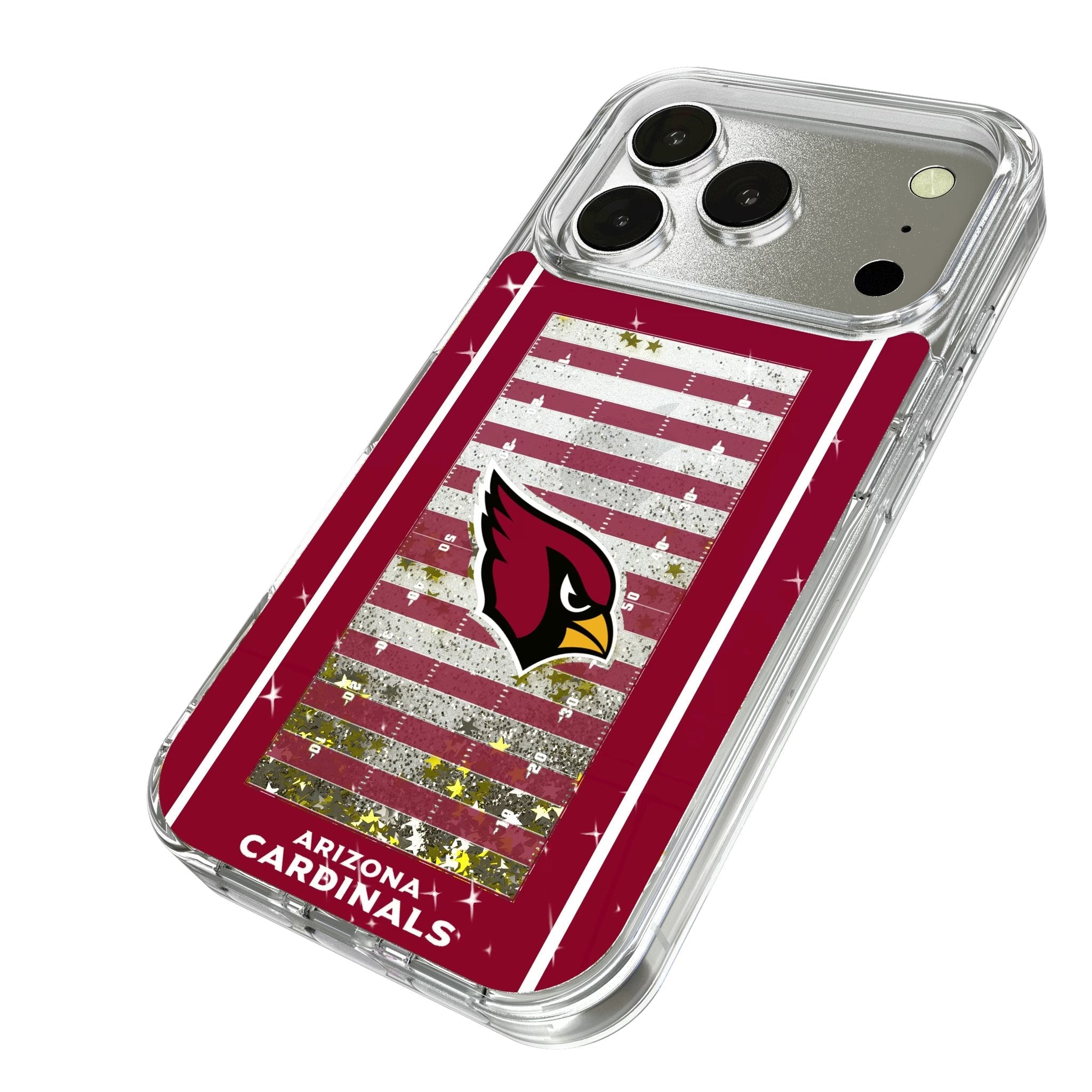Arizona Cardinals Field Glitter Phone Case for Apple iPhone 17 Series