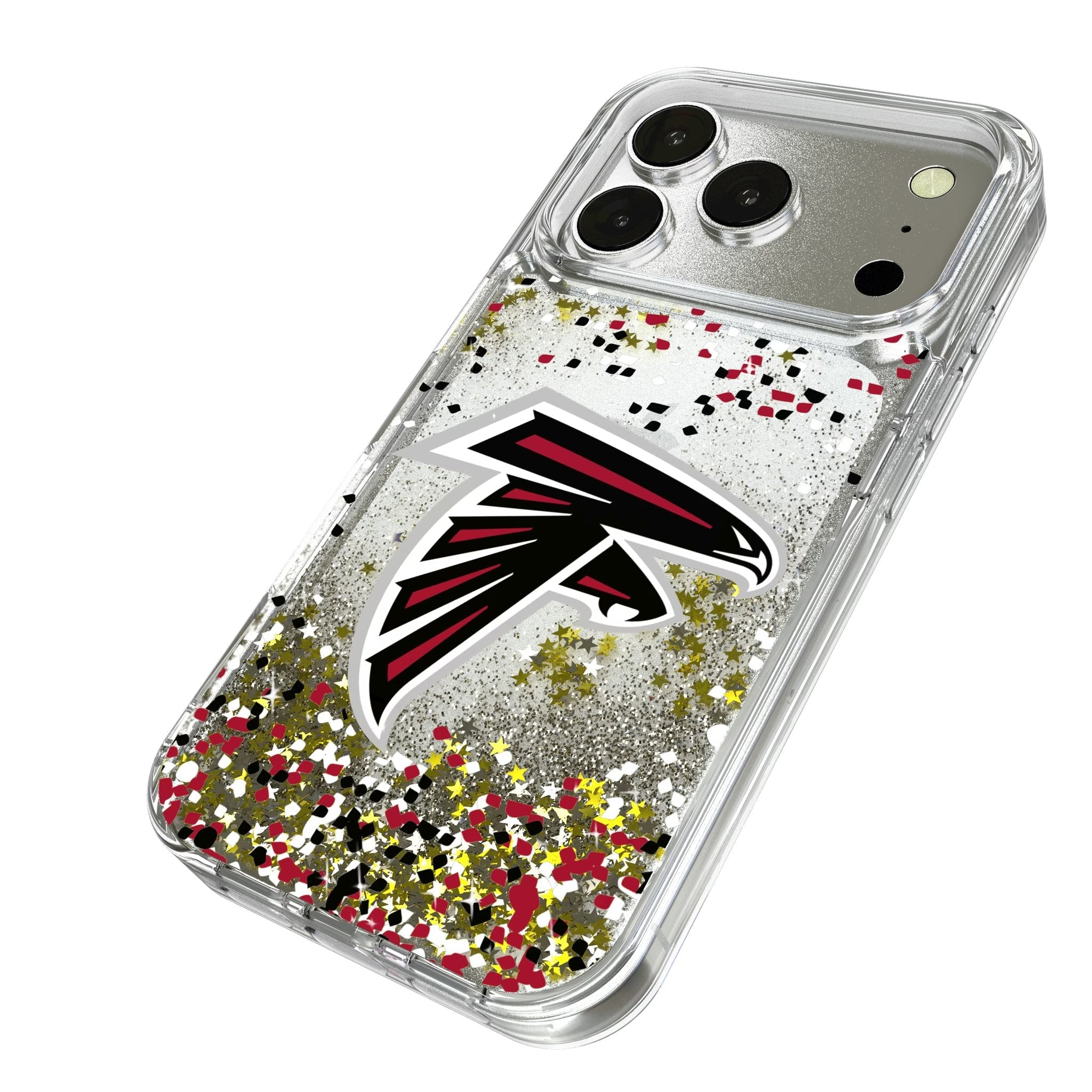 Atlanta Falcons Confetti Glitter Phone Case for Apple iPhone 17 Series