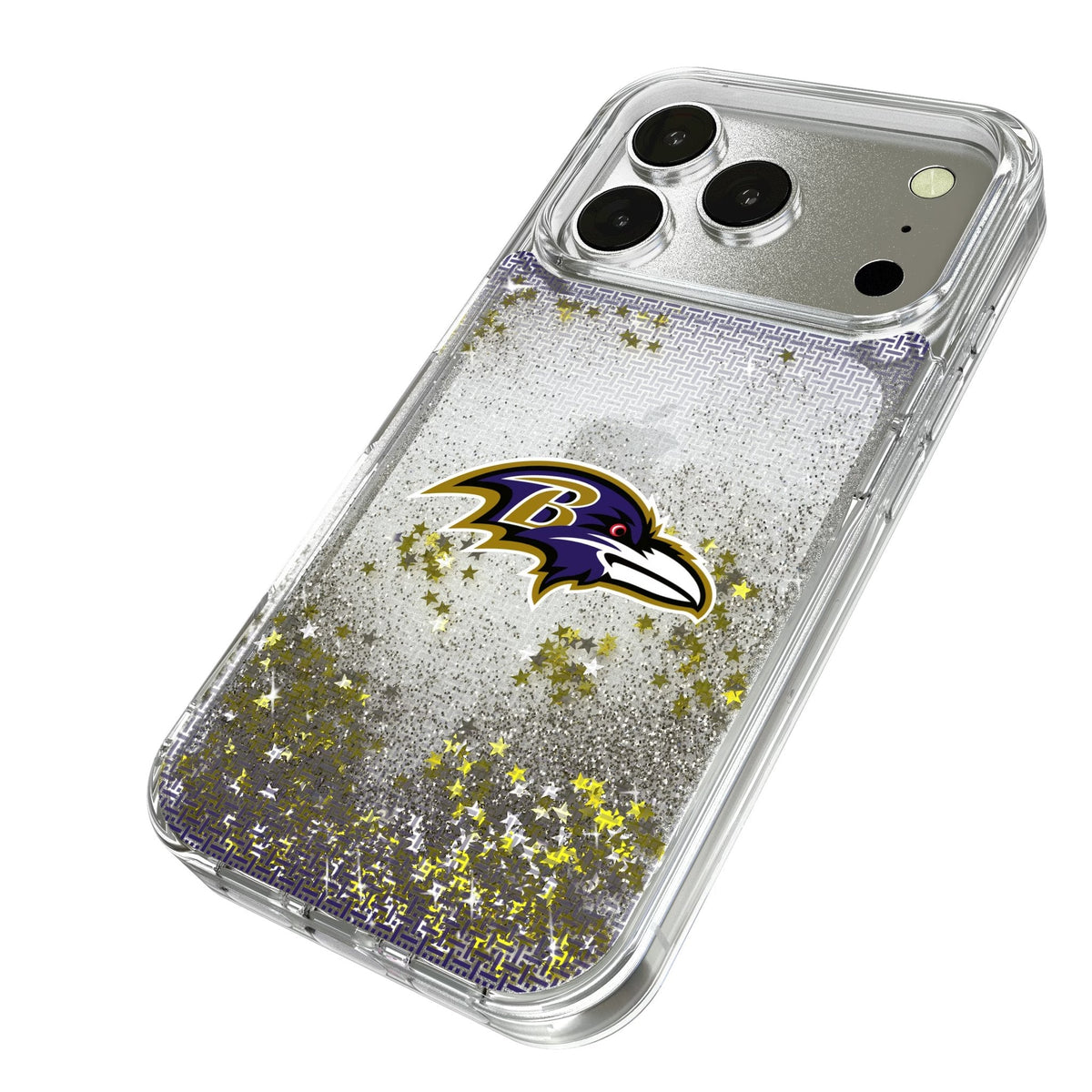 Baltimore Ravens Linen Glitter Phone Case for Apple iPhone 17 Series 2