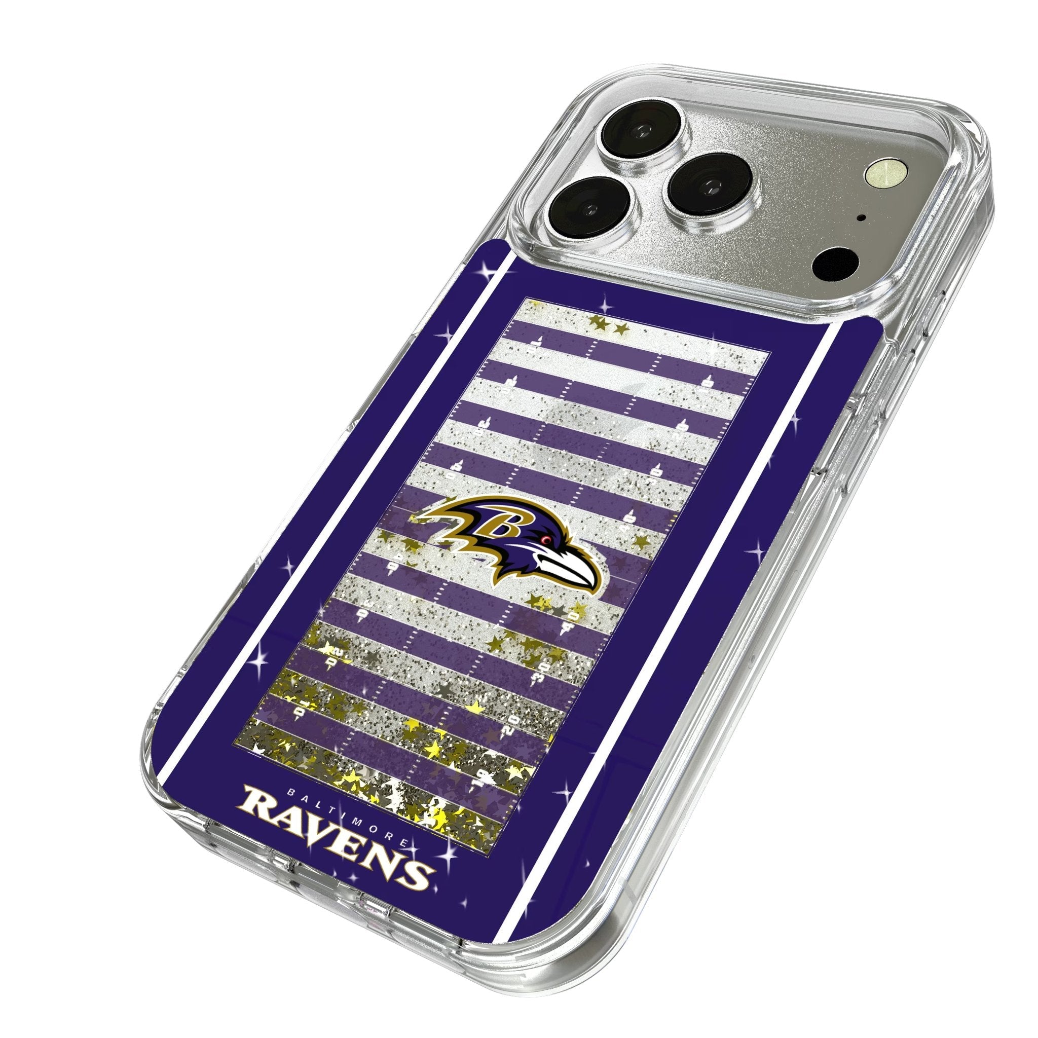 Baltimore Ravens Field Glitter Phone Case for Apple iPhone 17 Series