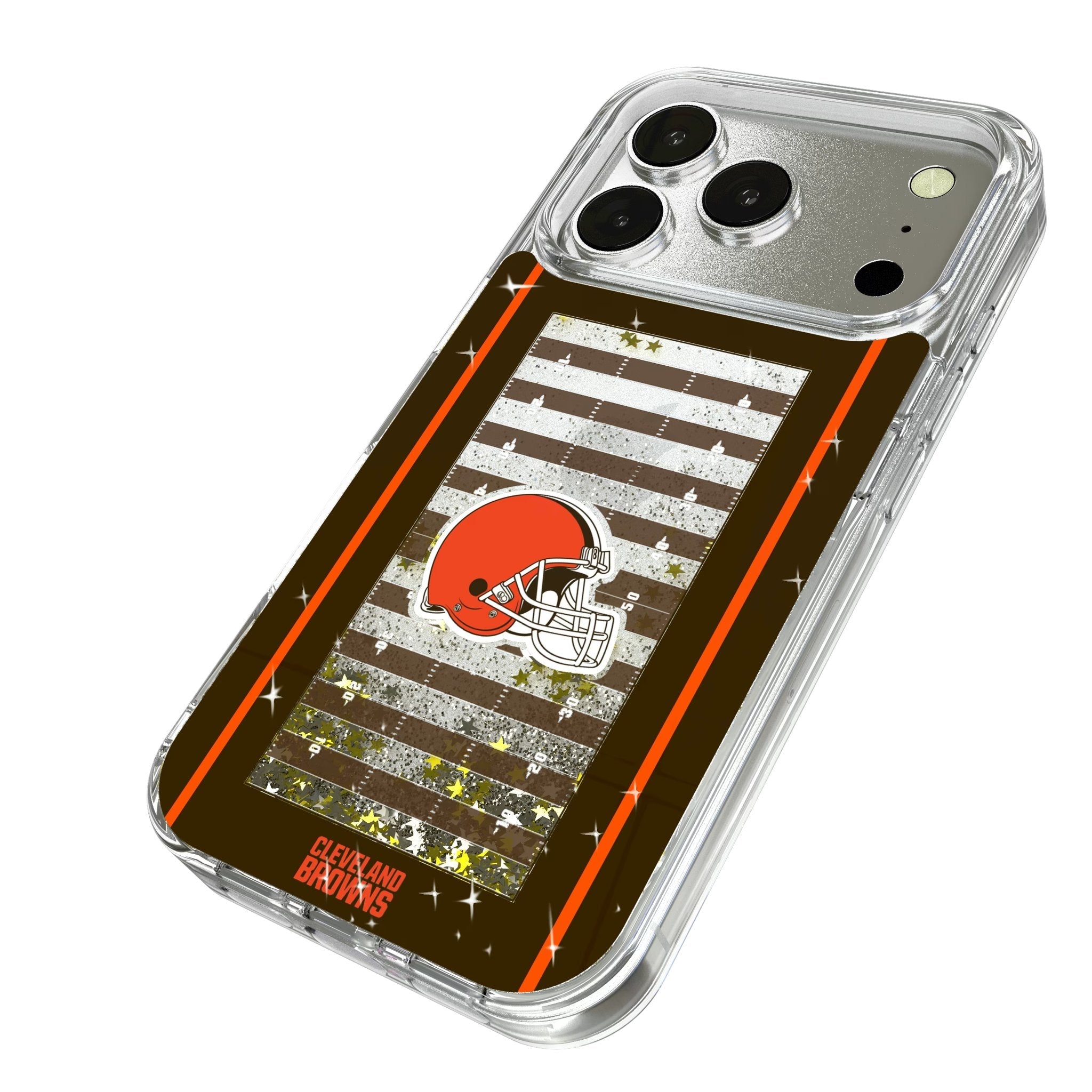 Cleveland Browns Field Glitter Phone Case for Apple iPhone 17 Series 2