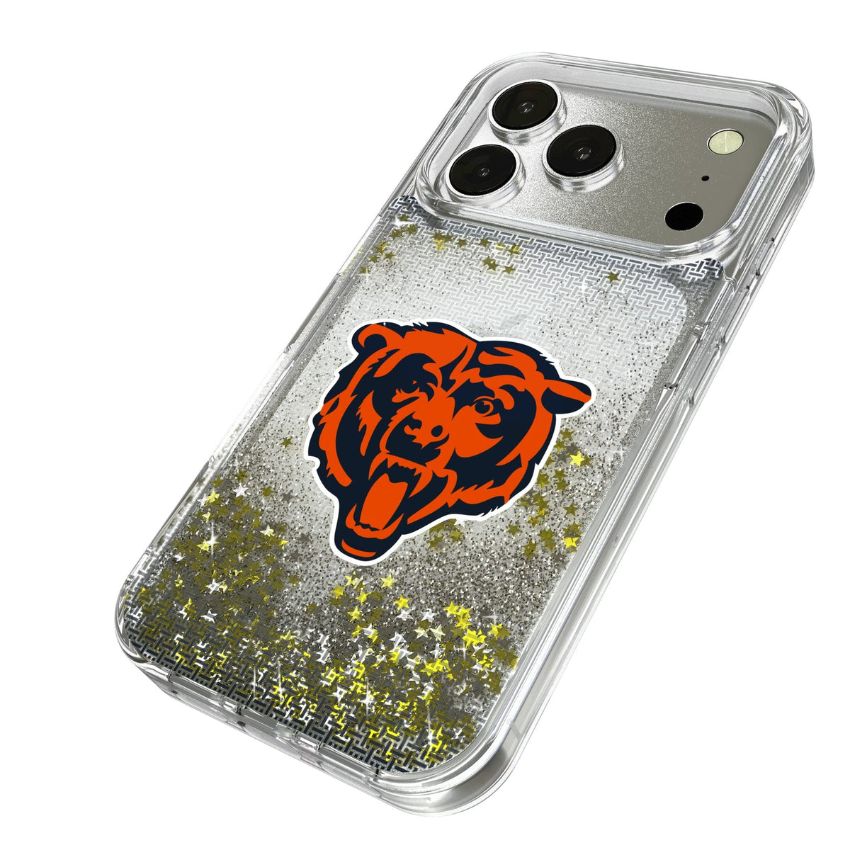 Chicago Bears Linen Glitter Phone Case for Apple iPhone 17 Series 2