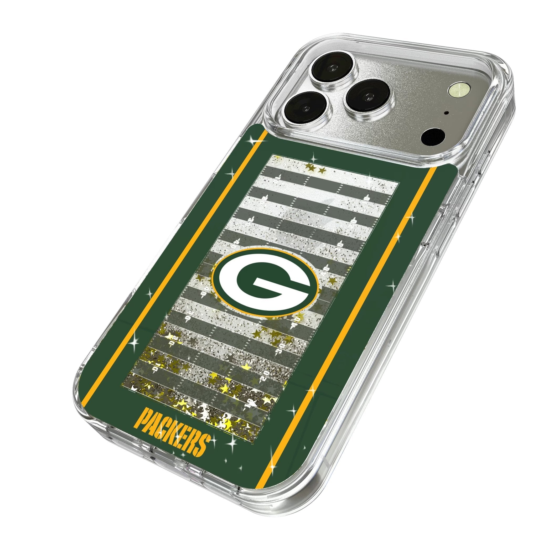 Green Bay Packers Field Glitter Phone Case for Apple iPhone 17 Series