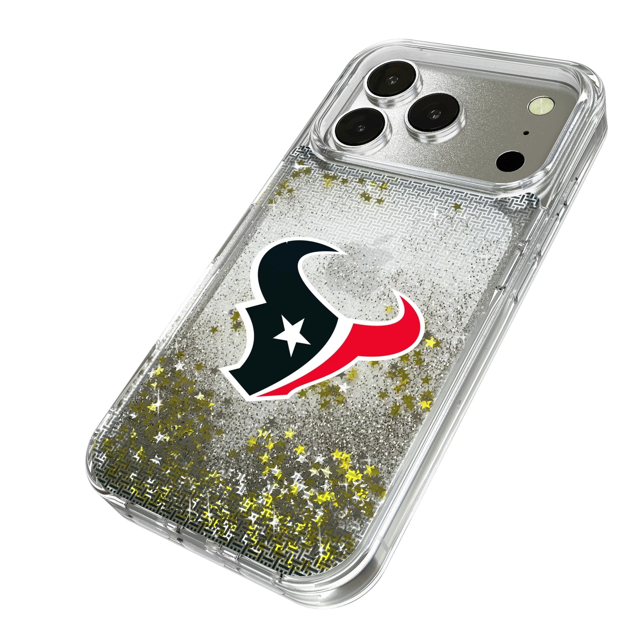 Houston Texans Linen Glitter Phone Case for Apple iPhone 17 Series 2