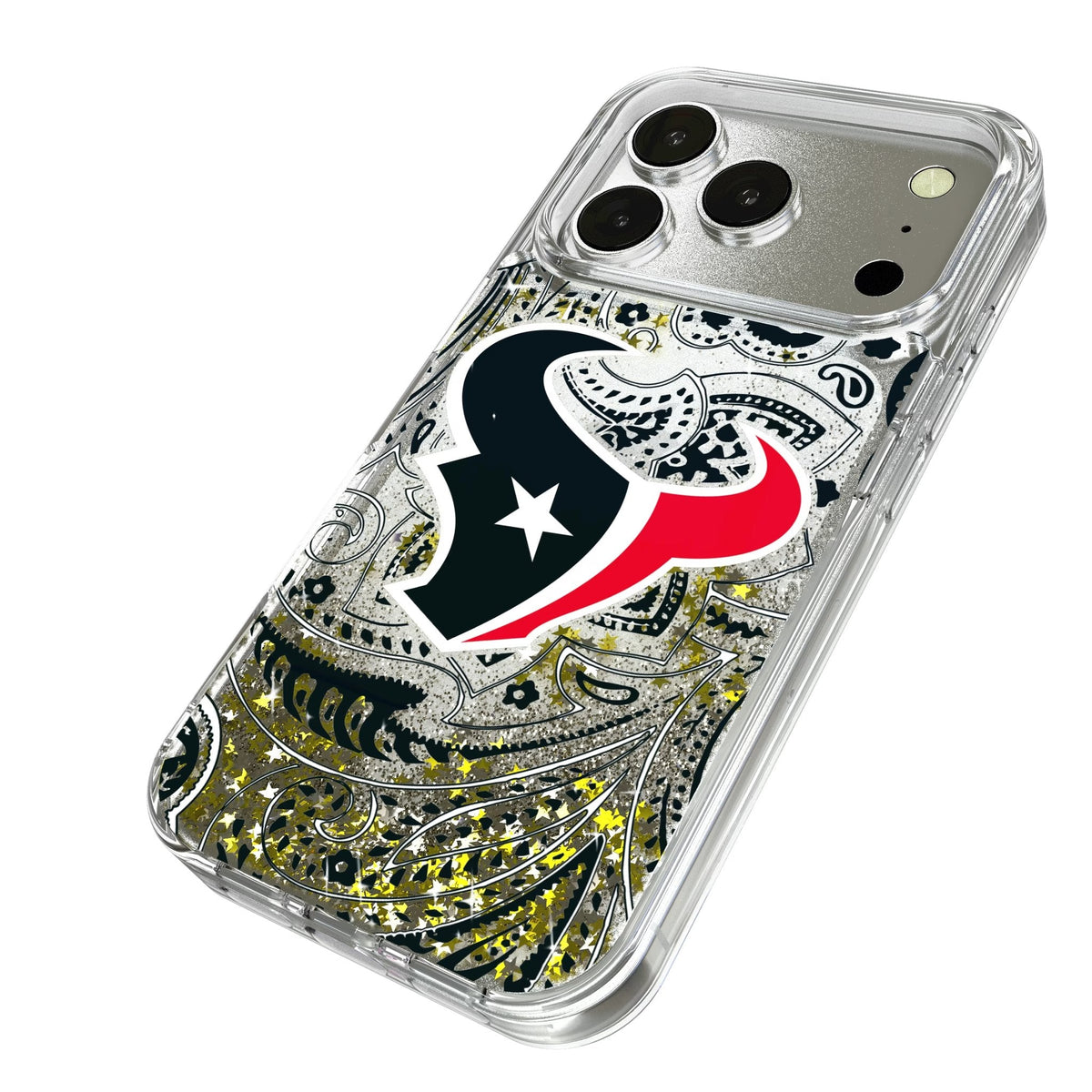 Houston Texans Paisley Glitter Phone Case for Apple iPhone 17 Series 2