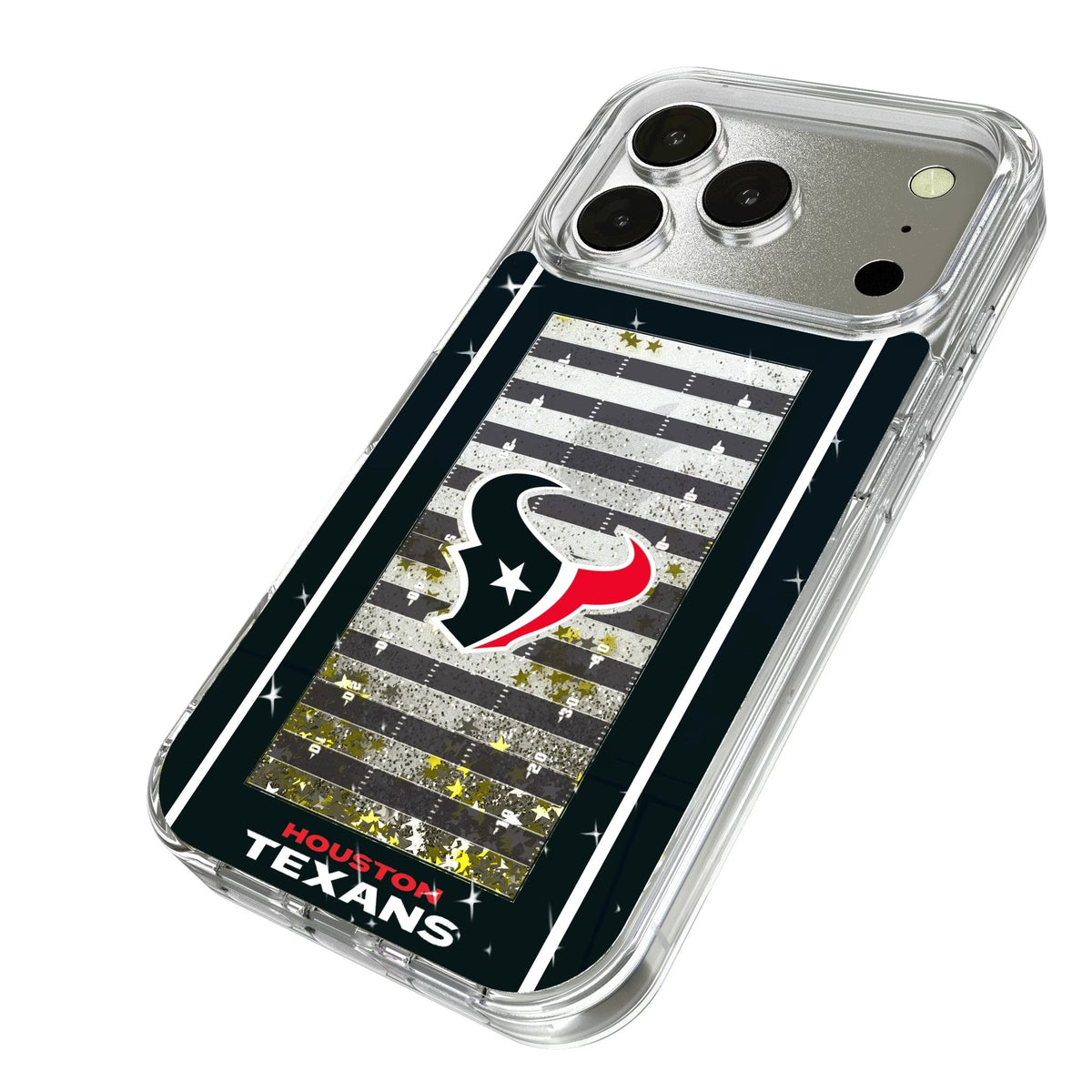 Houston Texans Field Glitter Phone Case for Apple iPhone 17 Series