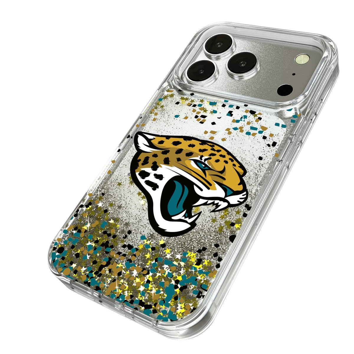 Jacksonville Jaguars Confetti Glitter Phone Case for Apple iPhone 17 Series 2