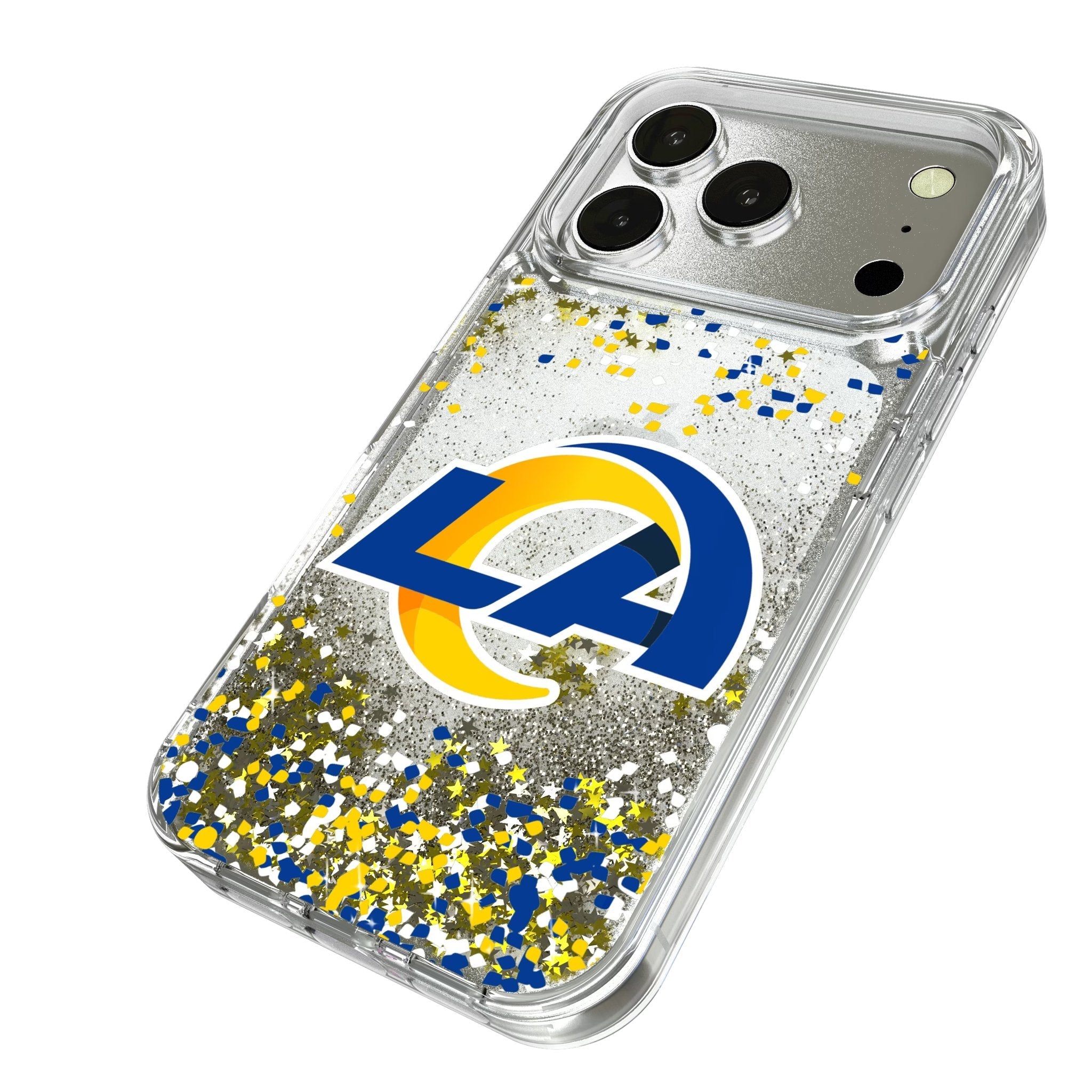 Los Angeles Rams Confetti Glitter Phone Case for Apple iPhone 17 Series 2