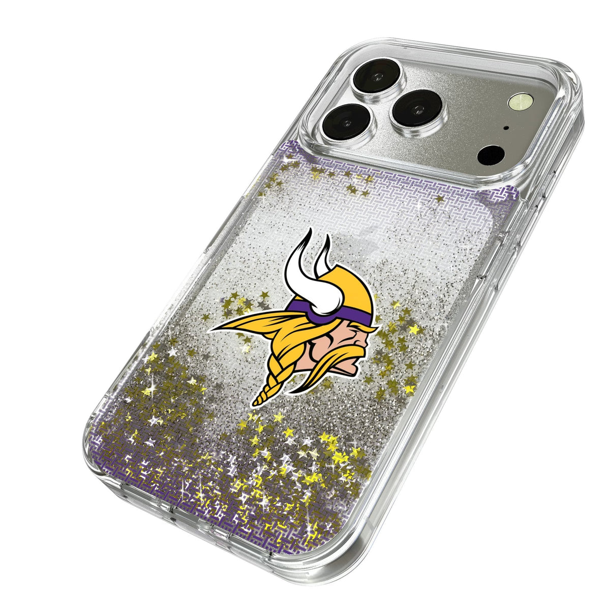 Minnesota Vikings Linen Glitter Phone Case for Apple iPhone 17 Series 2