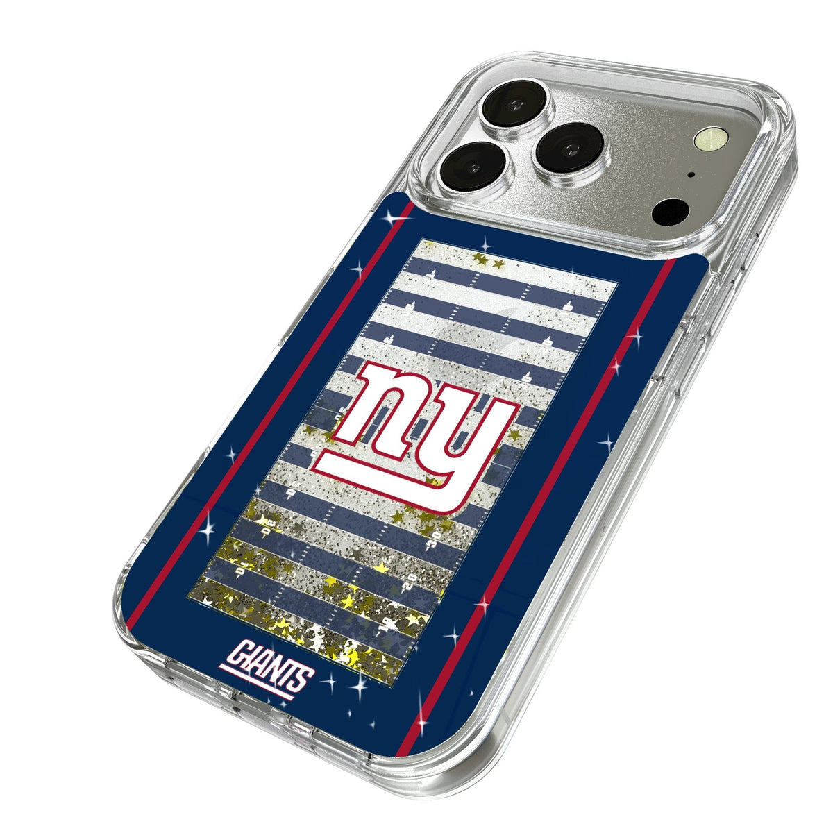 New York Giants Field Glitter Phone Case for Apple iPhone 17 Series