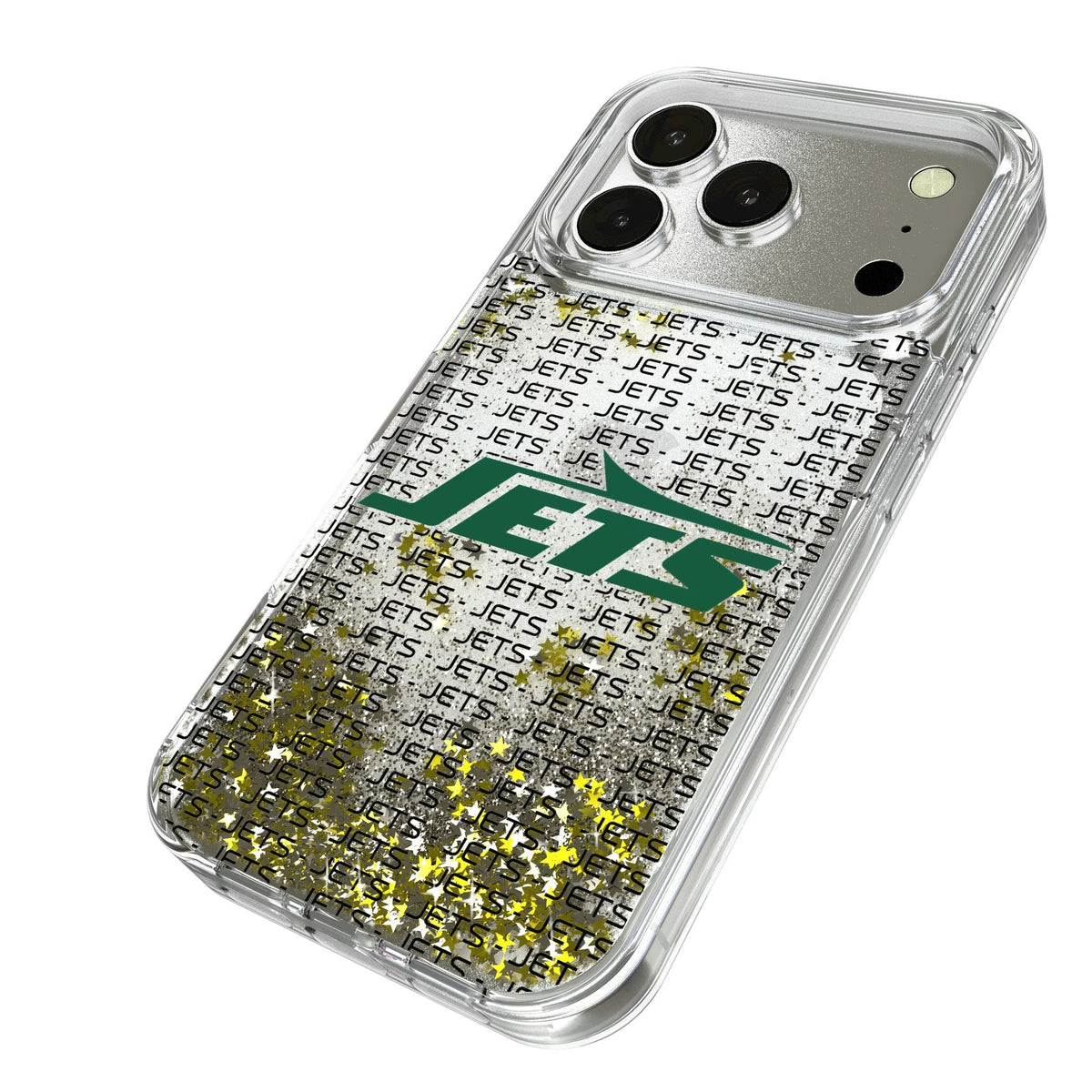 New York Jets Text Backdrop Glitter Phone Case for Apple iPhone 17 Series 2