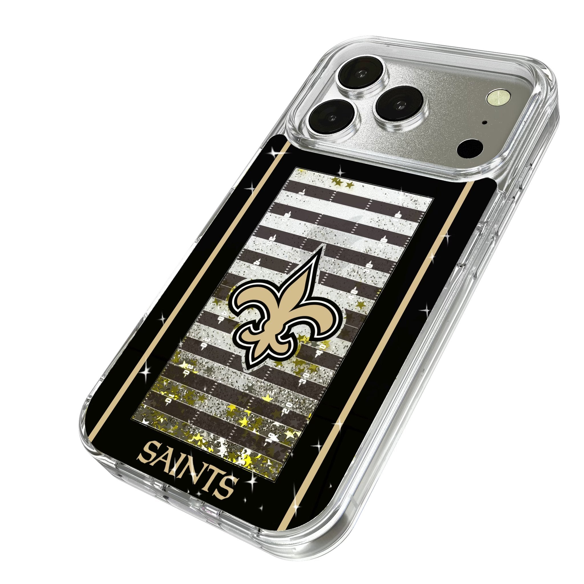 New Orleans Saints Field Glitter Phone Case for Apple iPhone 17 Series 2