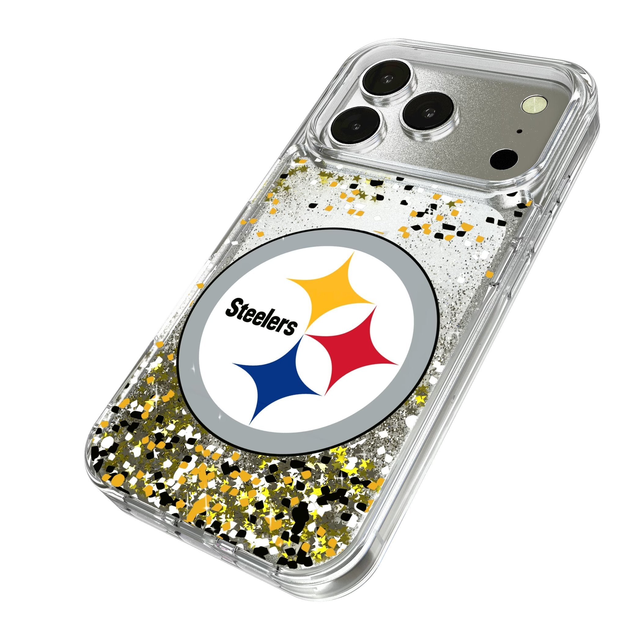 Pittsburgh Steelers Confetti Glitter Phone Case for Apple iPhone 17 Series 2