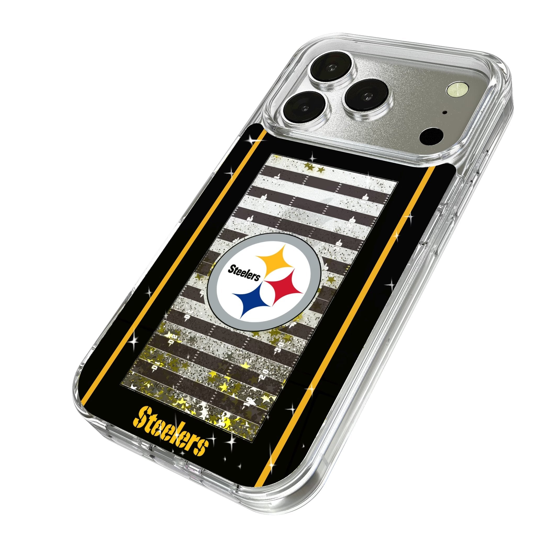 Pittsburgh Steelers Field Glitter Phone Case for Apple iPhone 17 Series