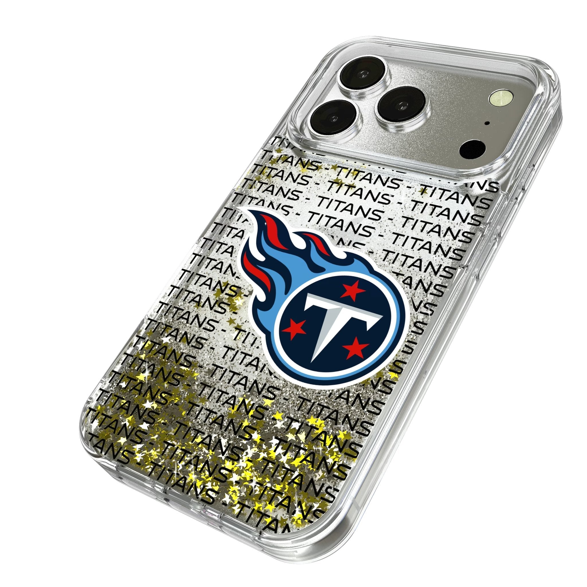 Tennessee Titans Text Backdrop Glitter Phone Case for Apple iPhone 17 Series 2