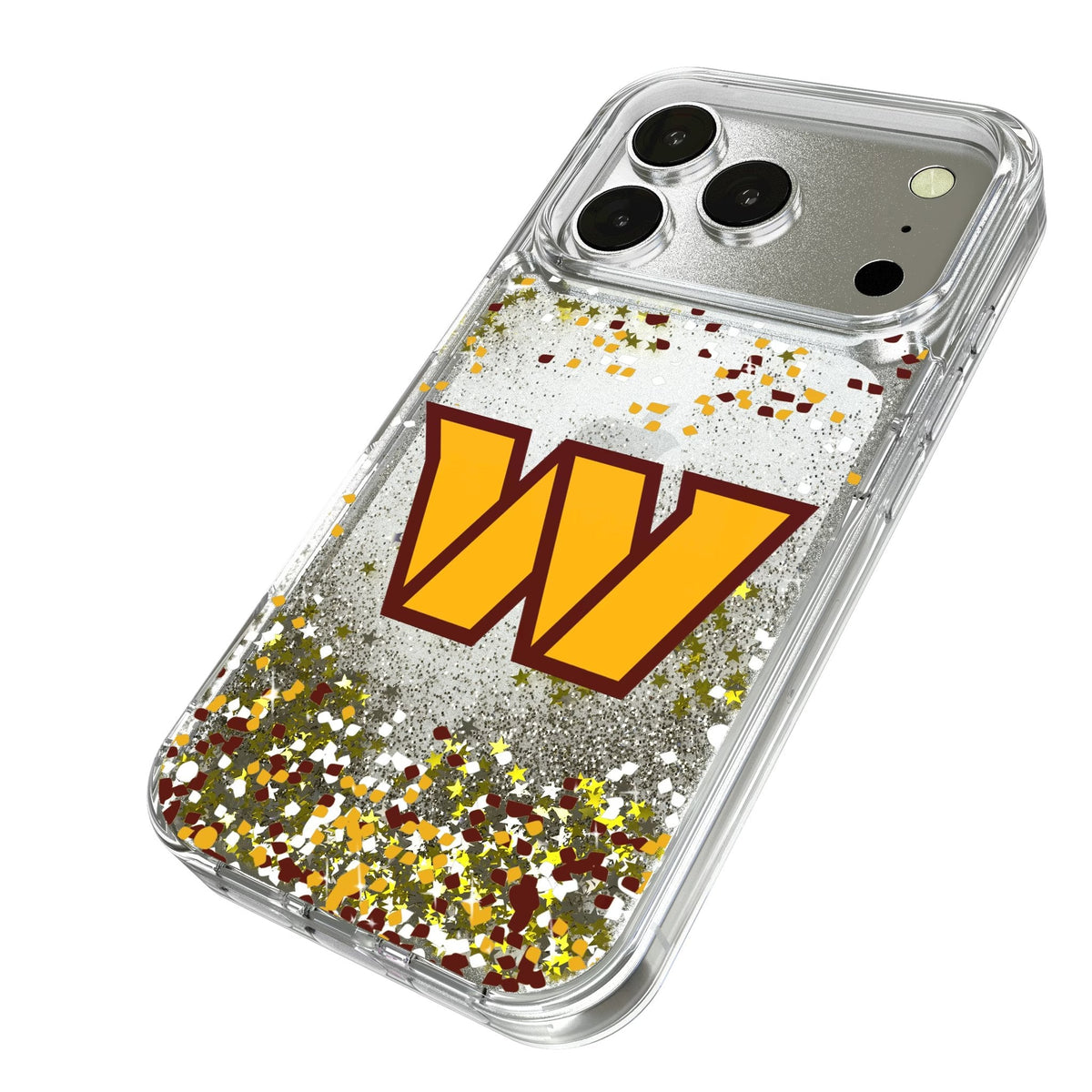 Washington Commanders Confetti Glitter Phone Case for Apple iPhone 17 Series 2