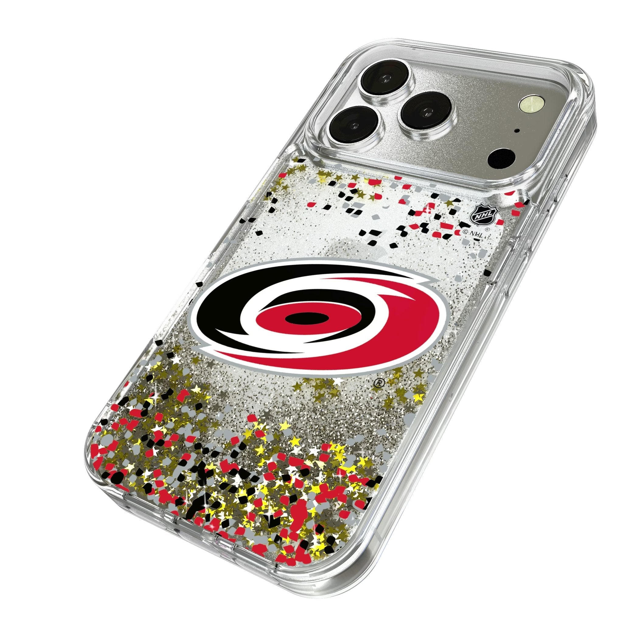Carolina Hurricanes Confetti Glitter Phone Case for Apple iPhone 17 Series