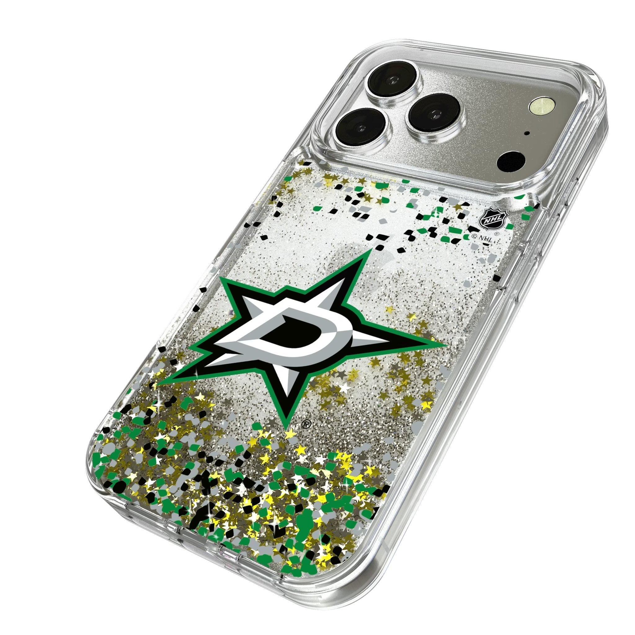 Dallas Stars Confetti Glitter Phone Case for Apple iPhone 17 Series
