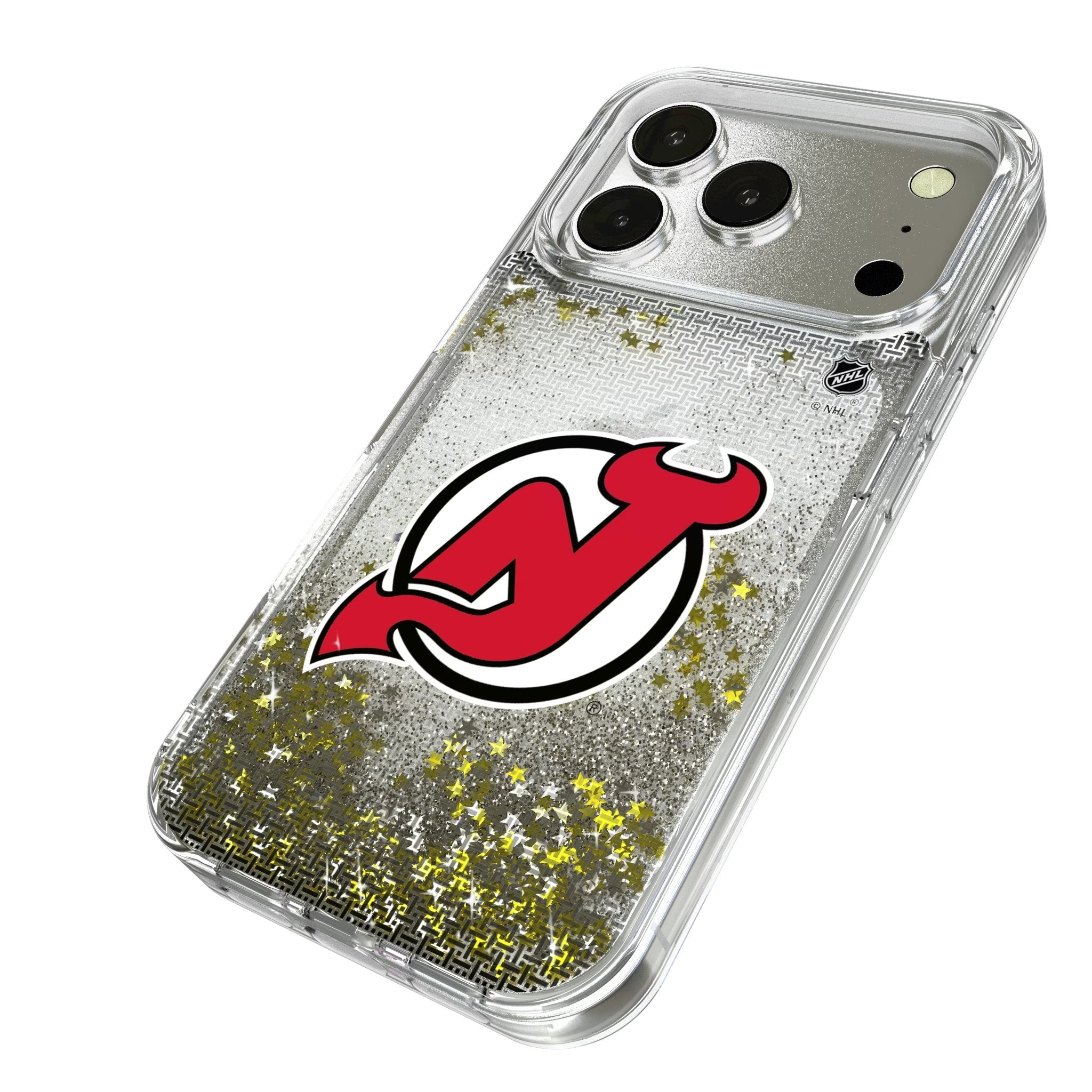New Jersey Devils Linen Glitter Phone Case for Apple iPhone 17 Series 2