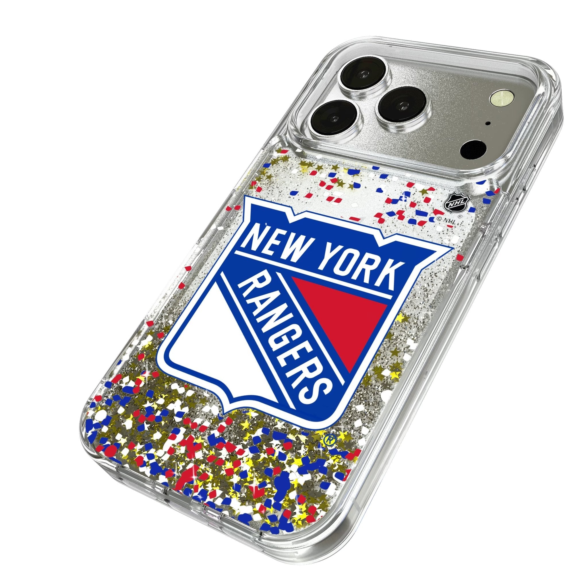 New York Rangers Confetti Glitter Phone Case for Apple iPhone 17 Series