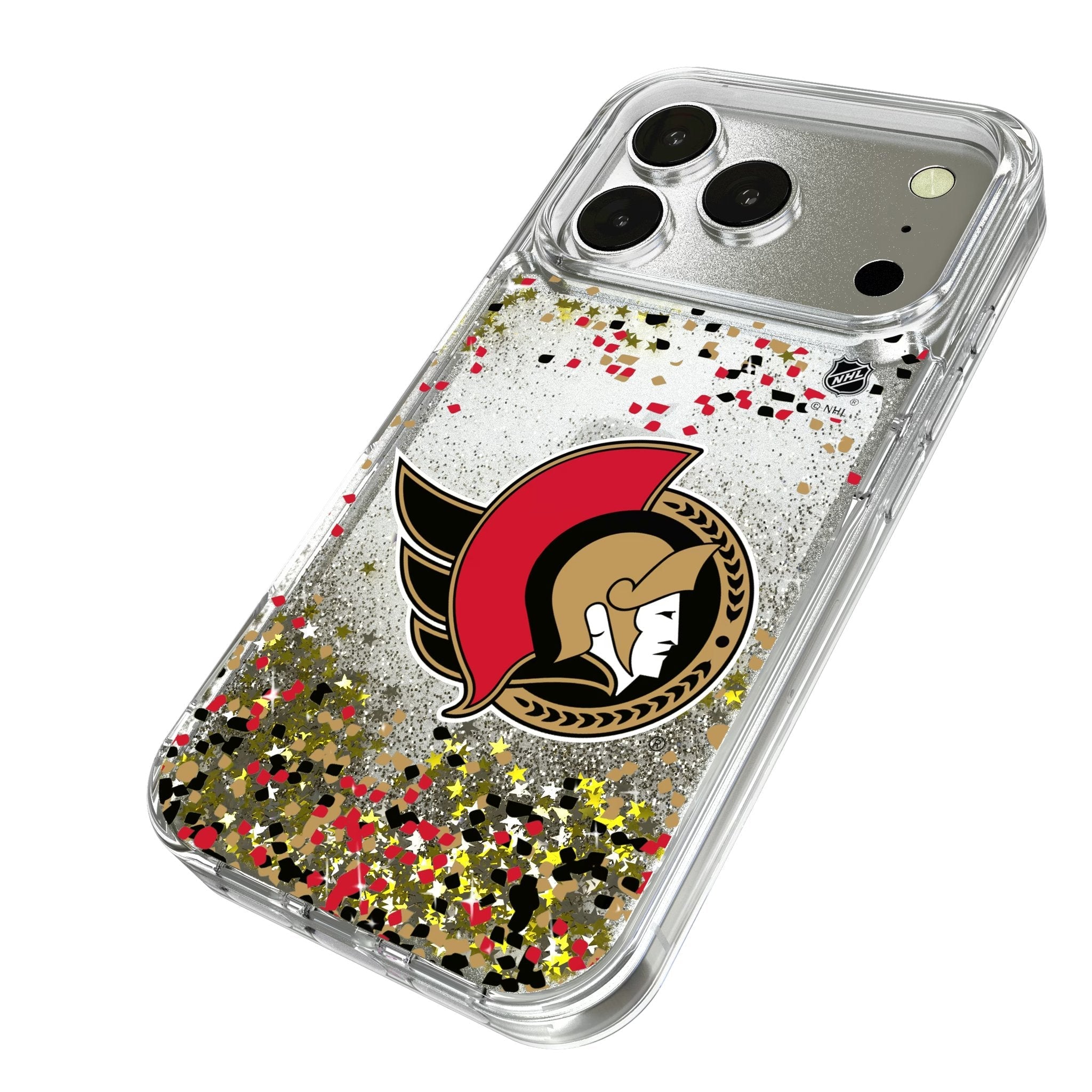 Ottawa Senators Confetti Glitter Phone Case for Apple iPhone 17 Series