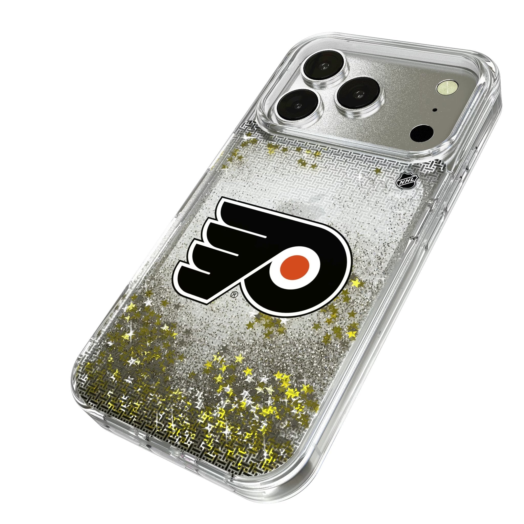Philadelphia Flyers Linen Glitter Phone Case for Apple iPhone 17 Series