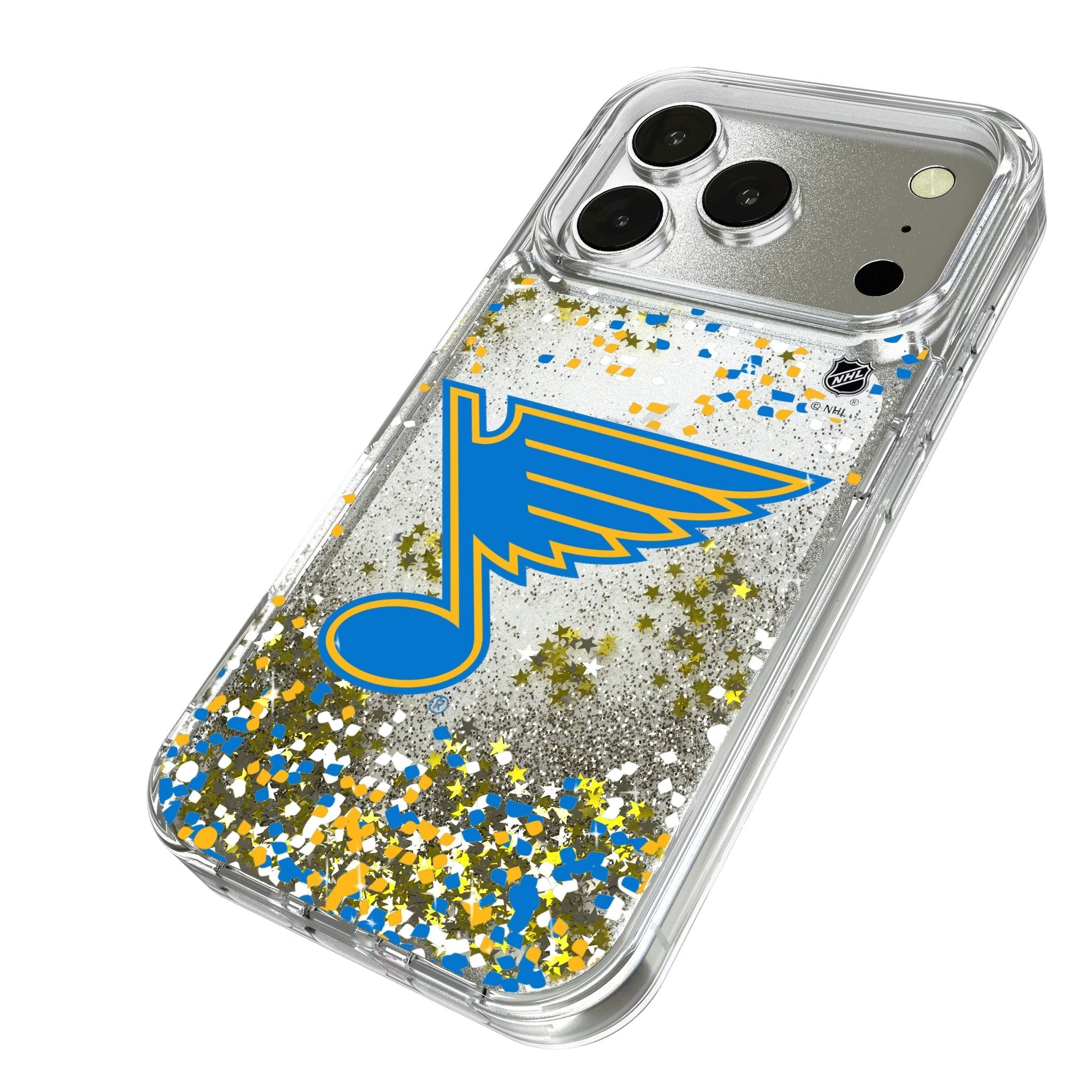St. Louis Blues Confetti Glitter Phone Case for Apple iPhone 17 Series