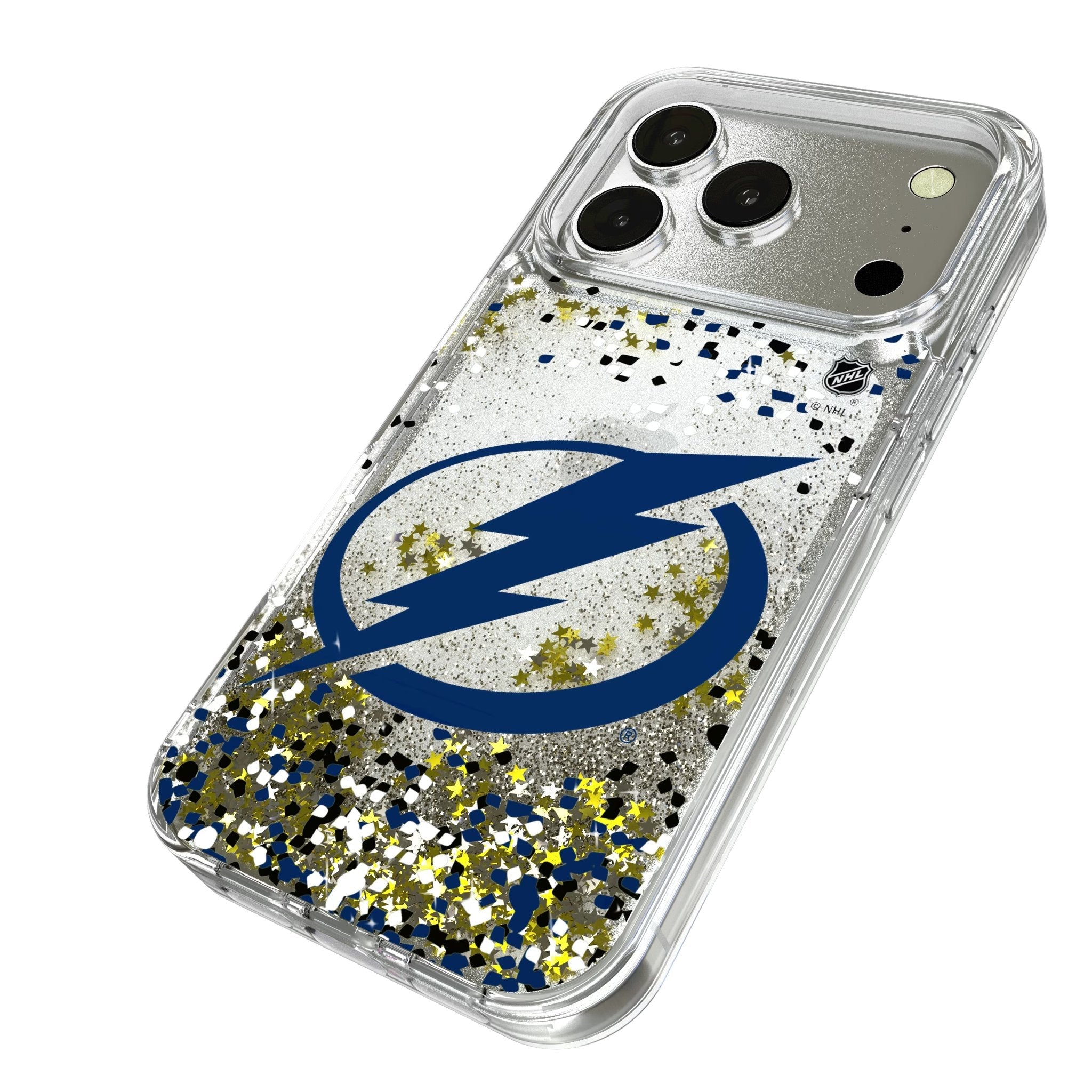 Tampa Bay Lightning Confetti Glitter Phone Case for Apple iPhone 17 Series