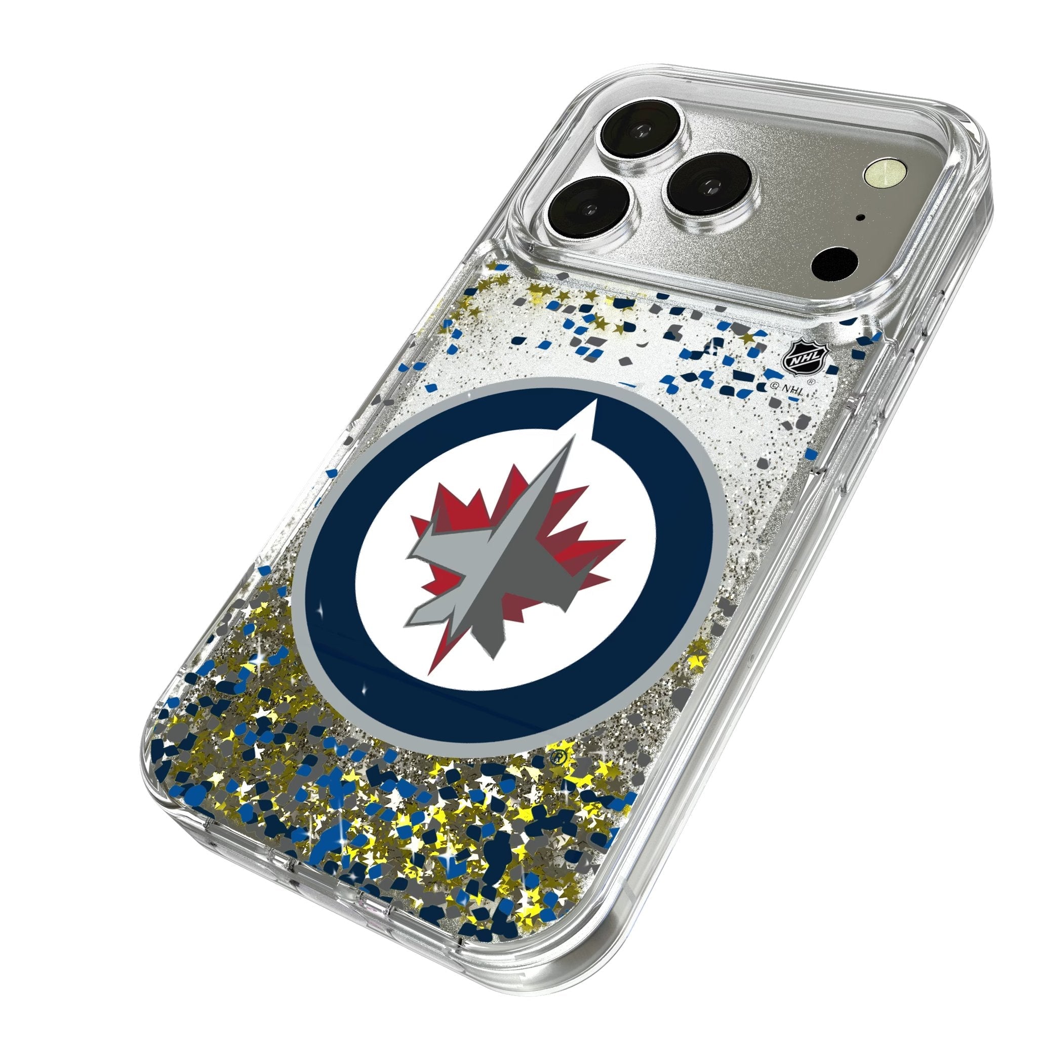 Winnipeg Jets Confetti Glitter Phone Case for Apple iPhone 17 Series