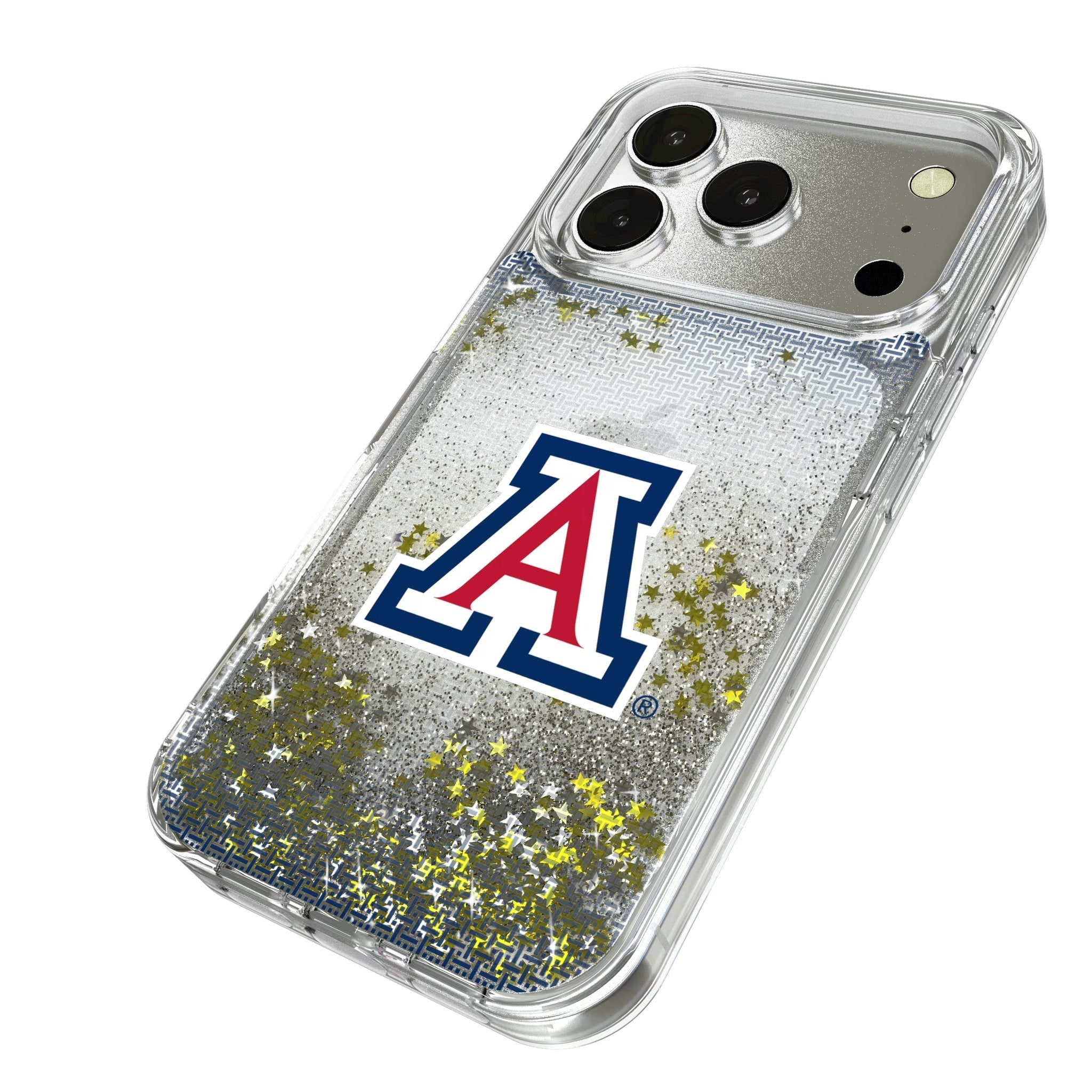 University of Arizona Wildcats Linen Glitter Phone Case for Apple iPhone 17 Series 2