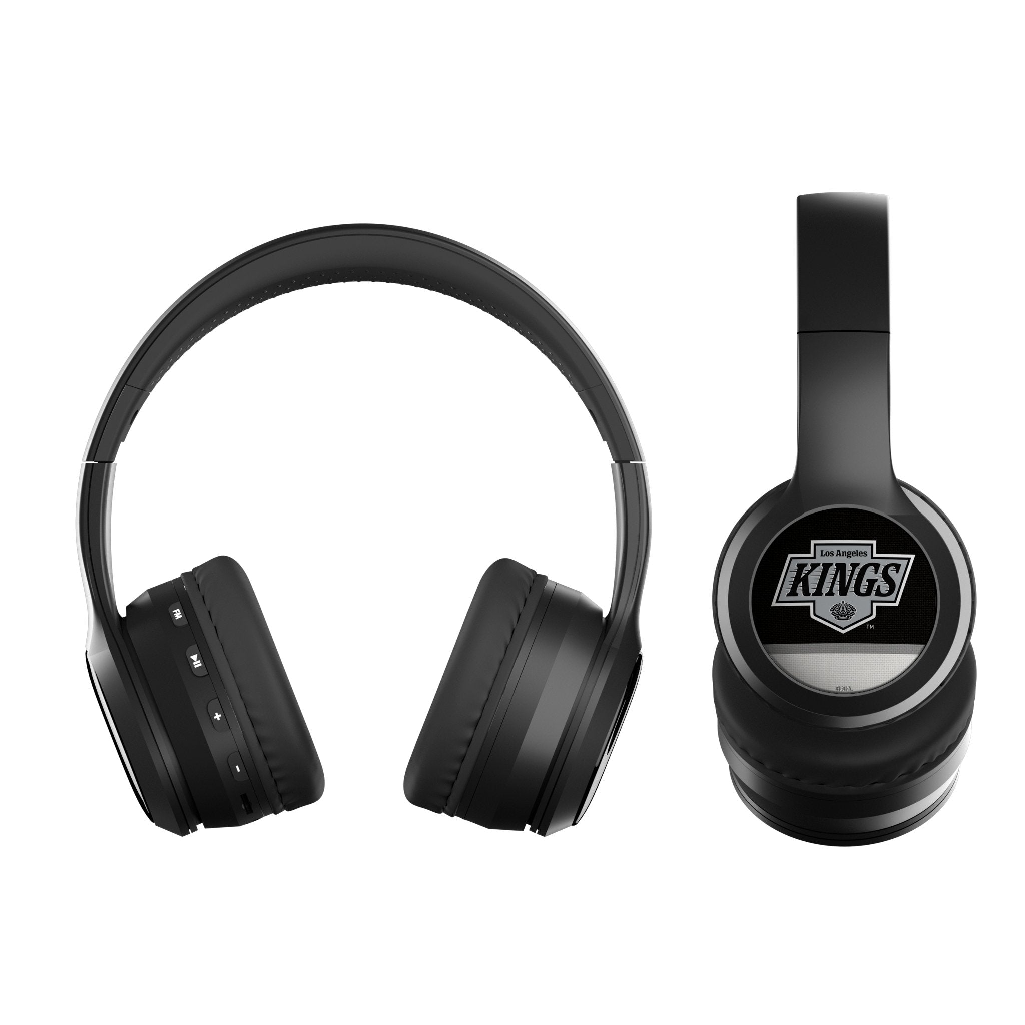 LA Kings Stripe Wireless Over-Ear BT Headphones With Case
