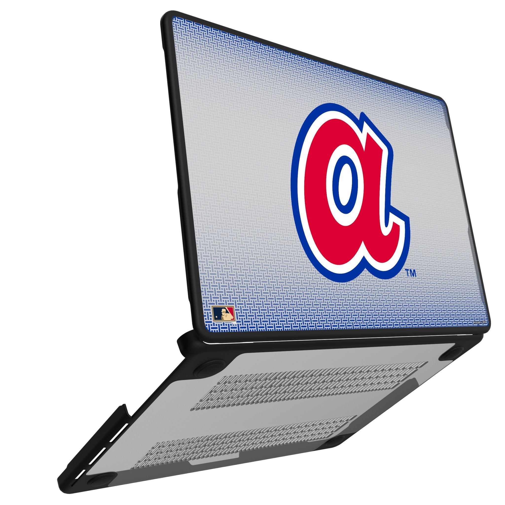 Atlanta Braves 1972-1980 - Cooperstown Collection Linen Laptop Case for Apple MacBook