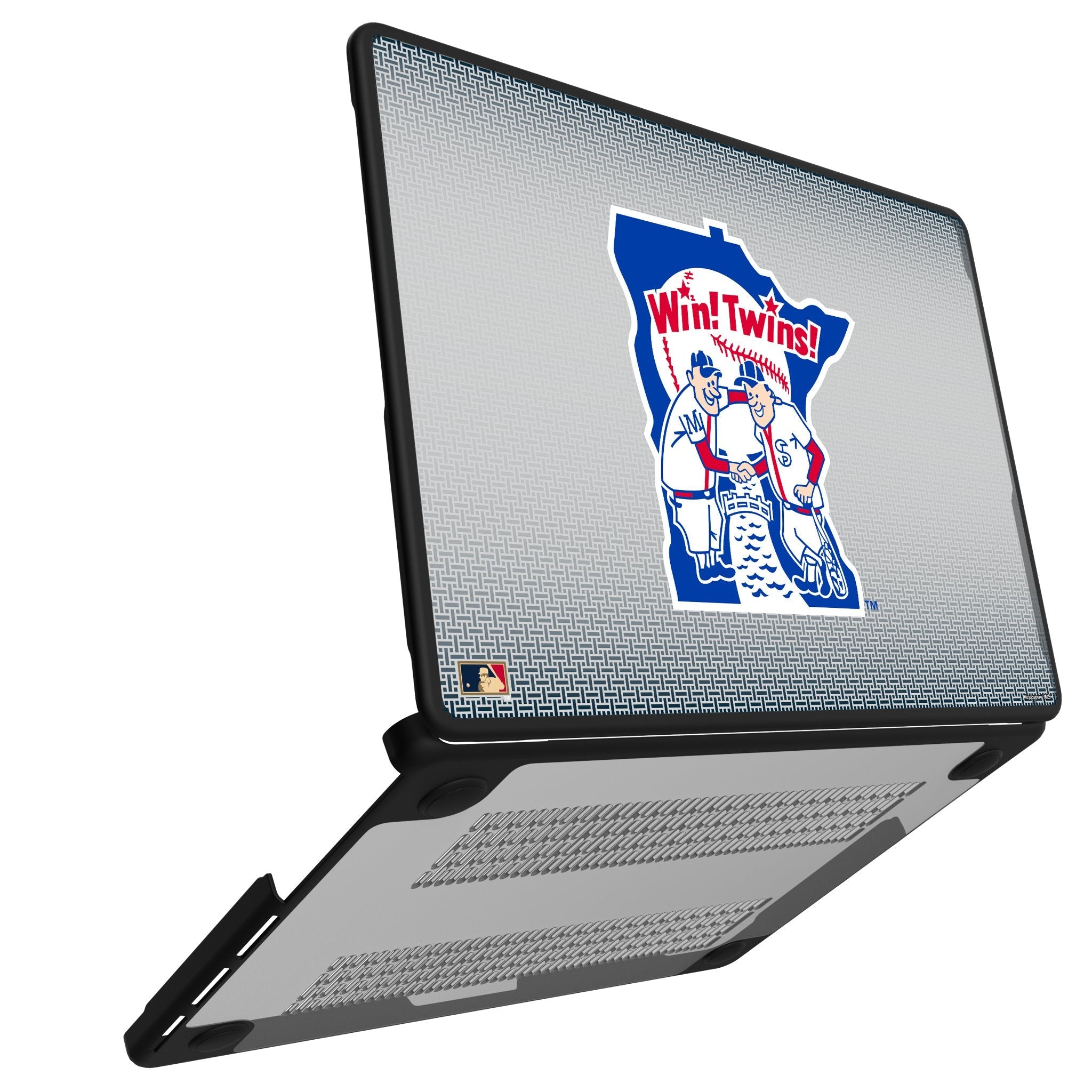 Minnesota Twins 1976-1986 - Cooperstown Collection Linen Laptop Case for Apple MacBook