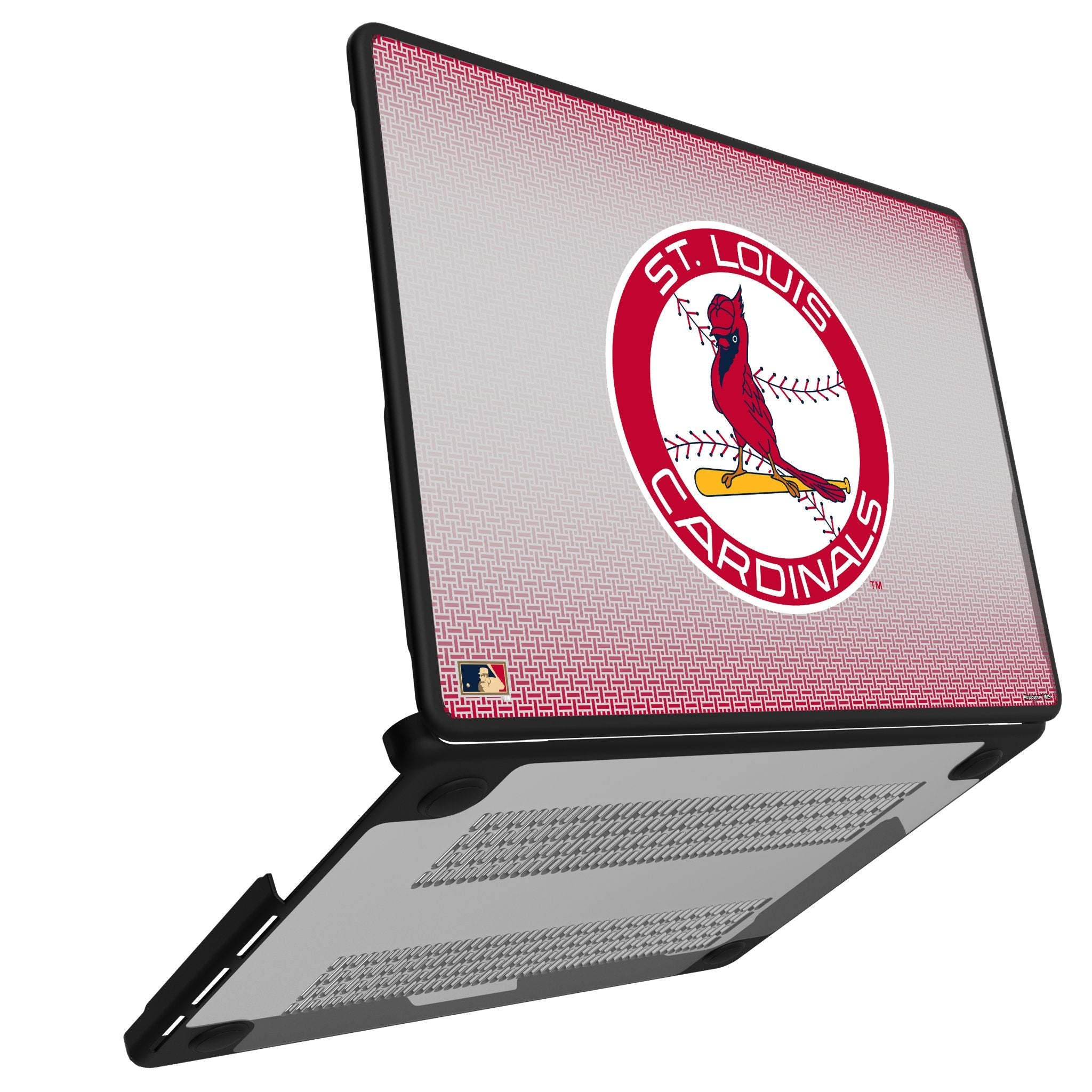 St Louis Cardinals 1966-1997 - Cooperstown Collection Linen Laptop Case for Apple MacBook 2
