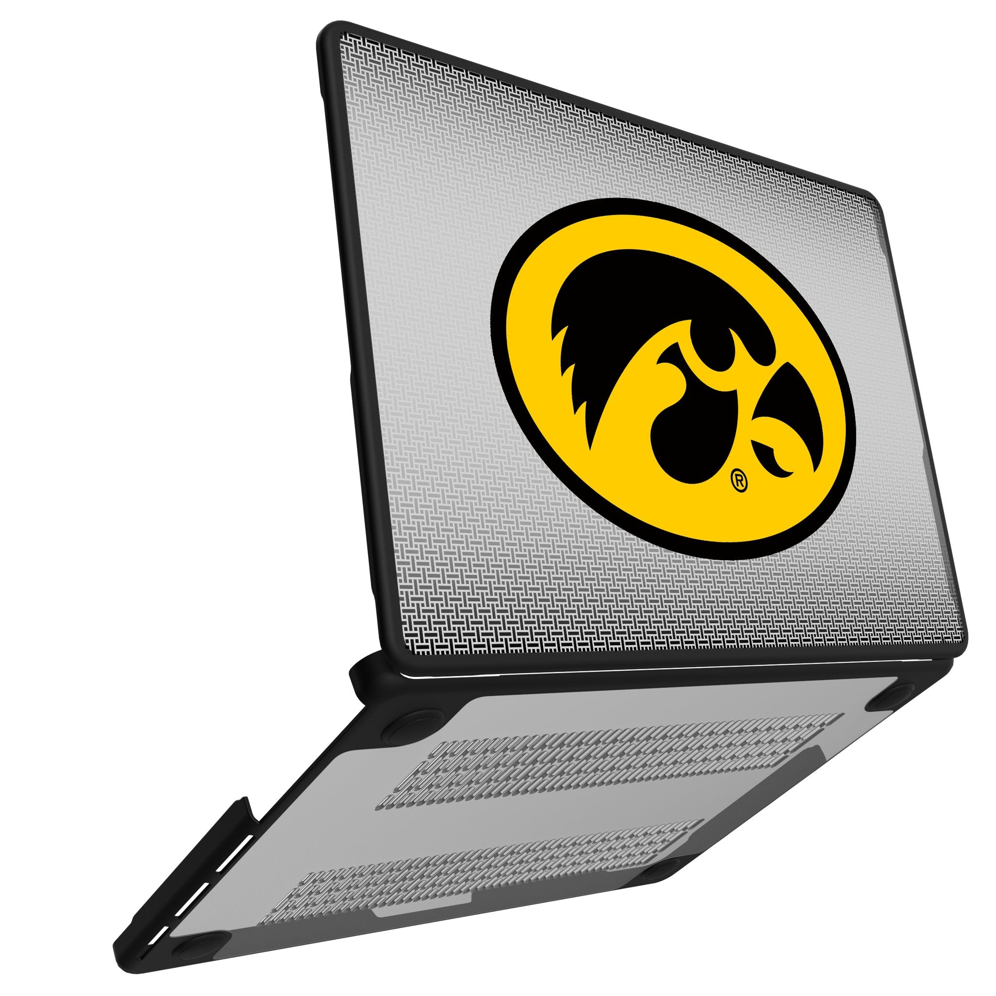 University of Iowa Hawkeyes Linen Laptop Case for Apple MacBook 2
