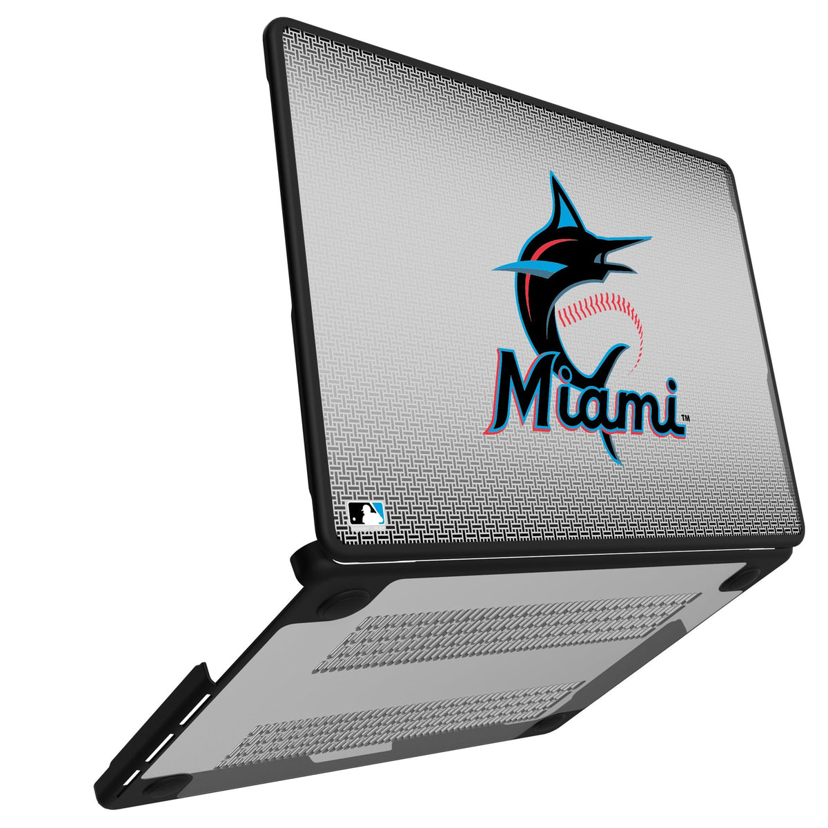 Miami Marlins Linen Laptop Case for Apple MacBook 2
