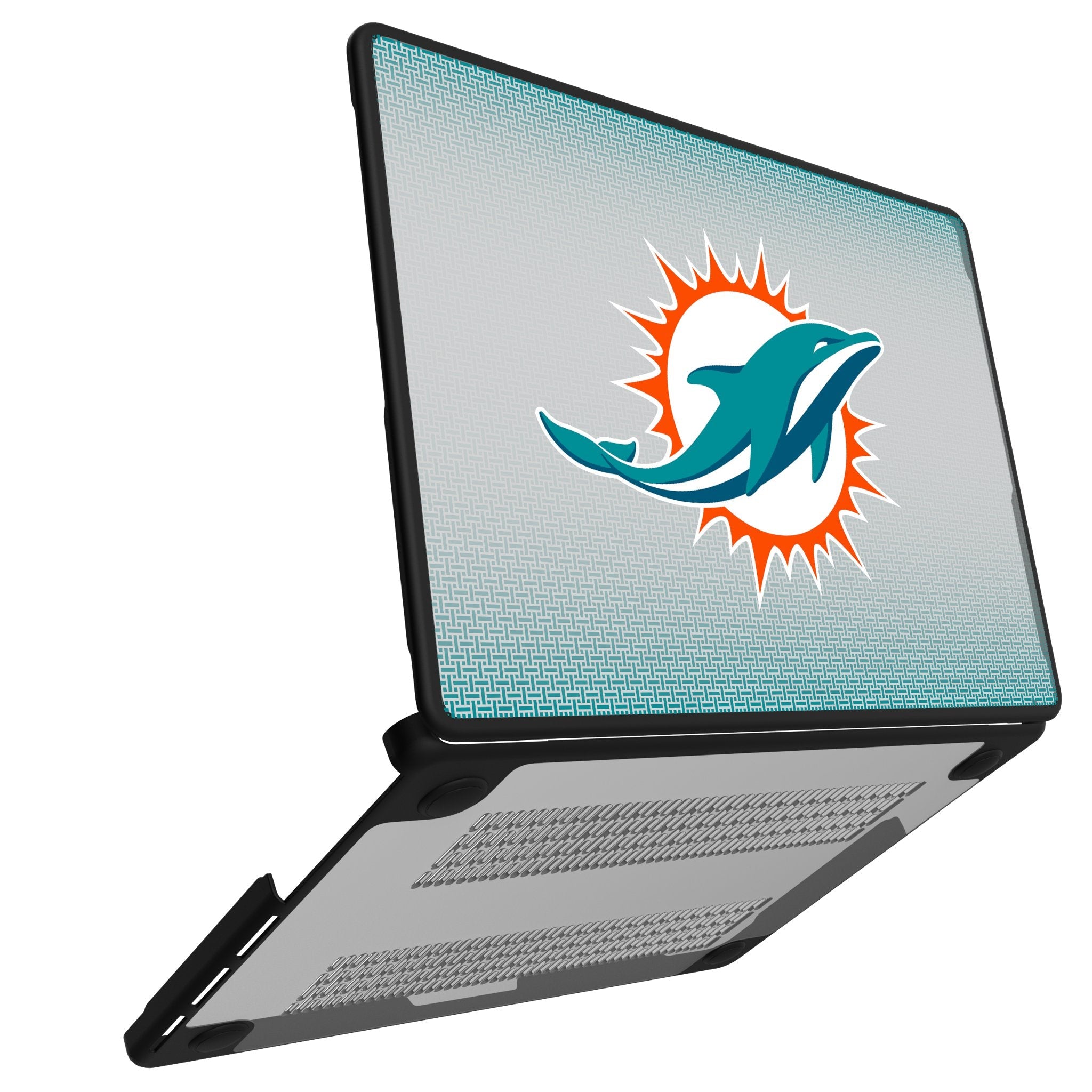 Miami Dolphins Linen Laptop Case for Apple MacBook 2