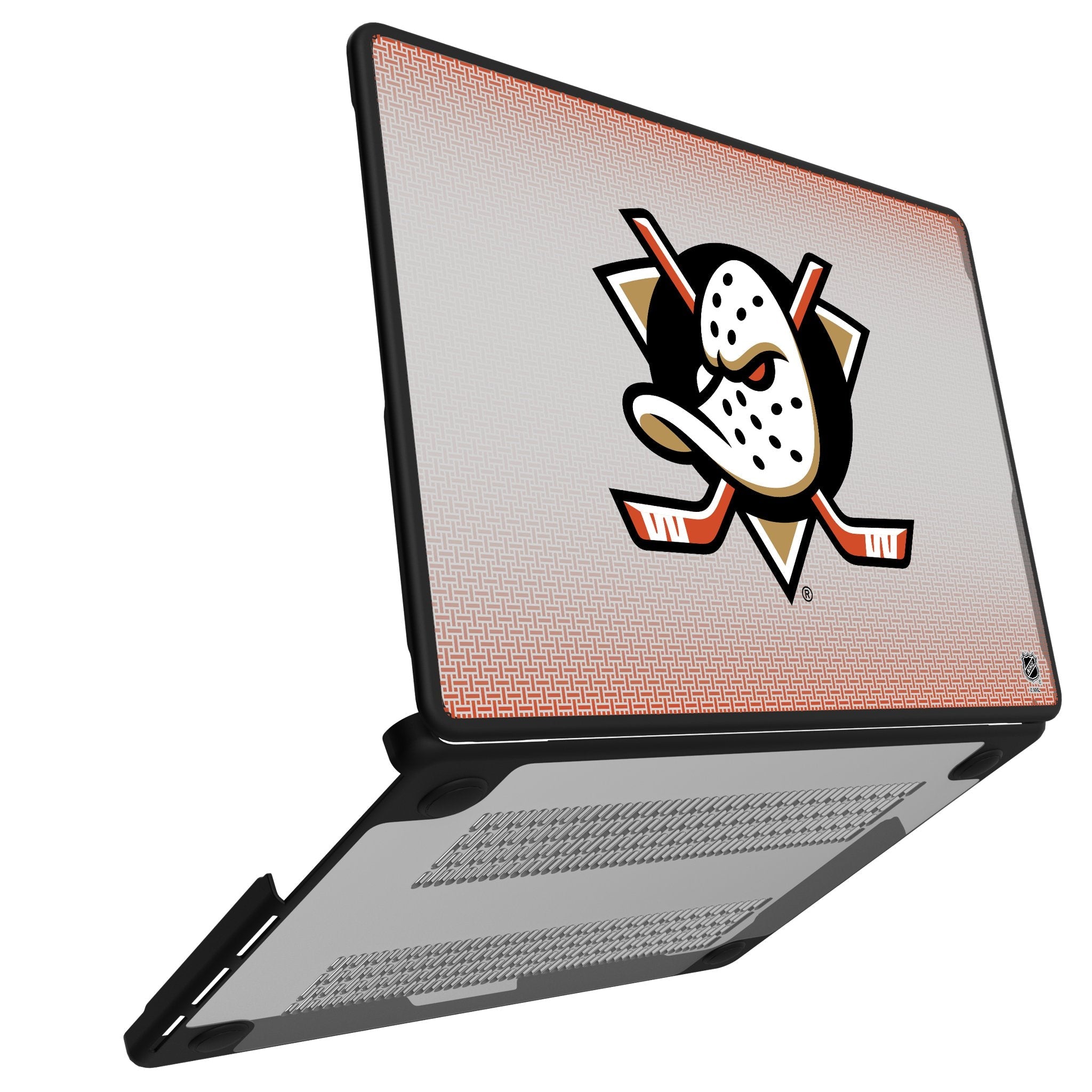 Anaheim Ducks Linen Laptop Case for Apple MacBook 2