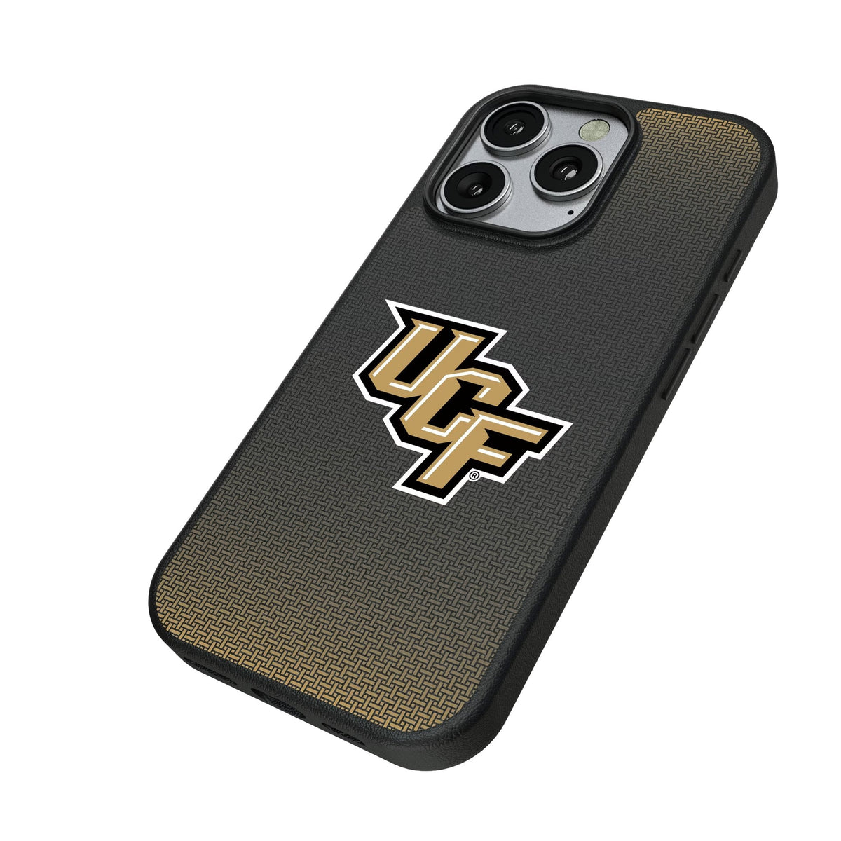 University of Central Florida Golden Knights Linen MagSafe Compatible Phone Case for Apple iPhone 2