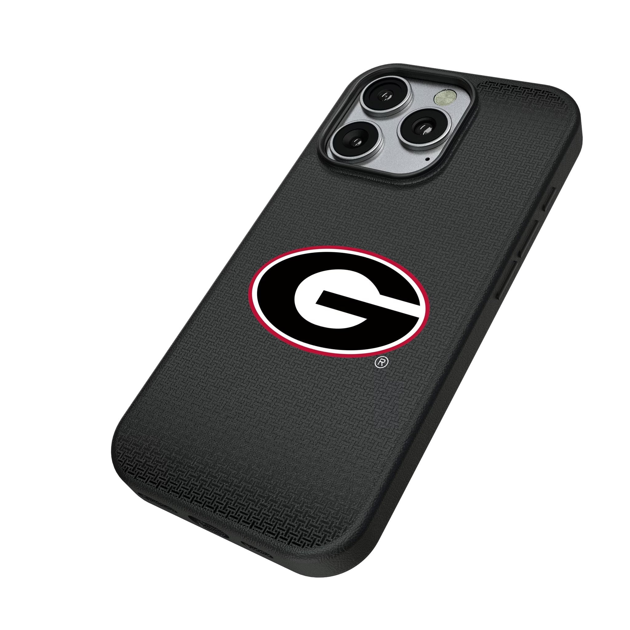 University of Georgia Bulldogs Linen MagSafe Compatible Phone Case for Apple iPhone 2