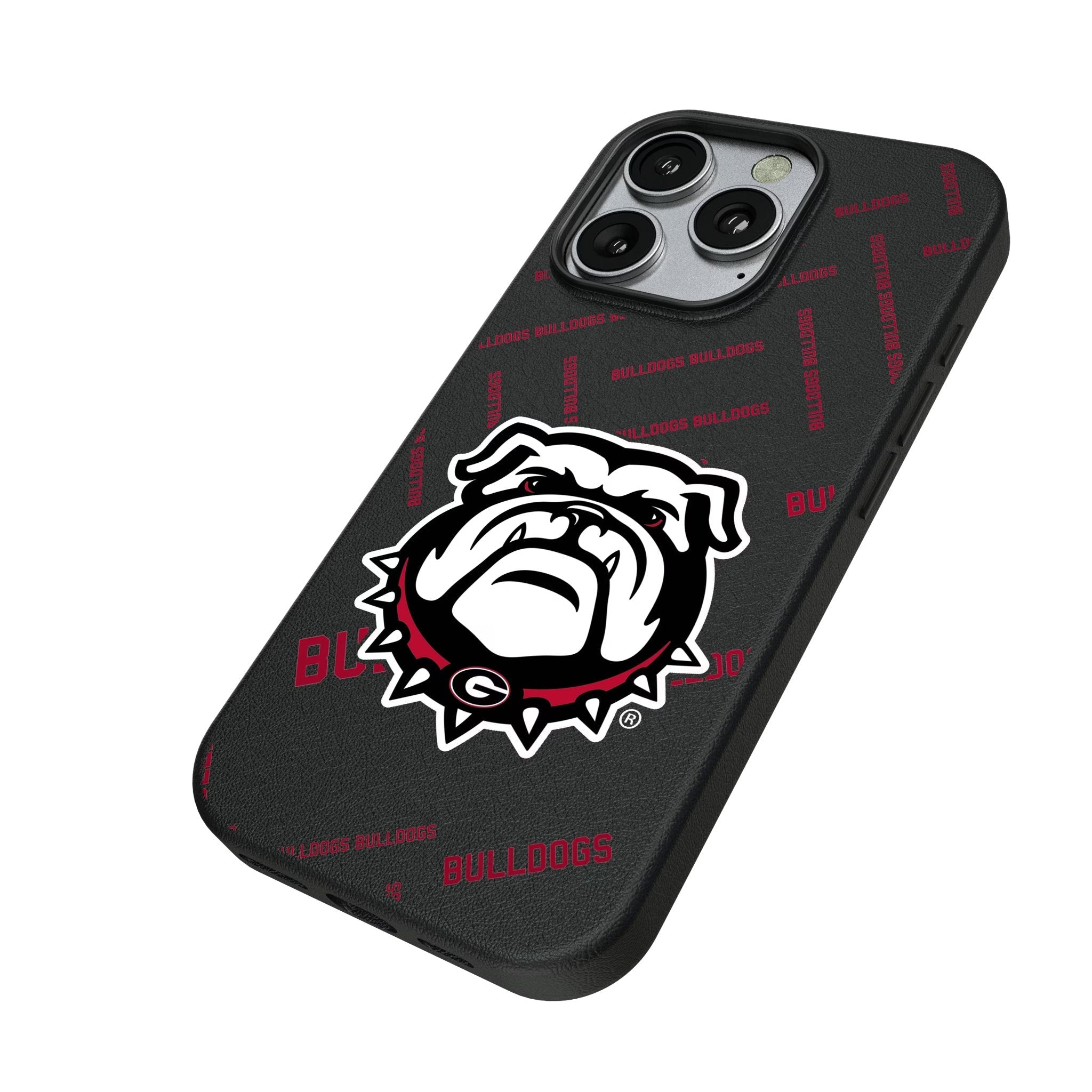 University of Georgia Bulldogs Uga Quadtile MagSafe Compatible Phone Case for Apple iPhone 2